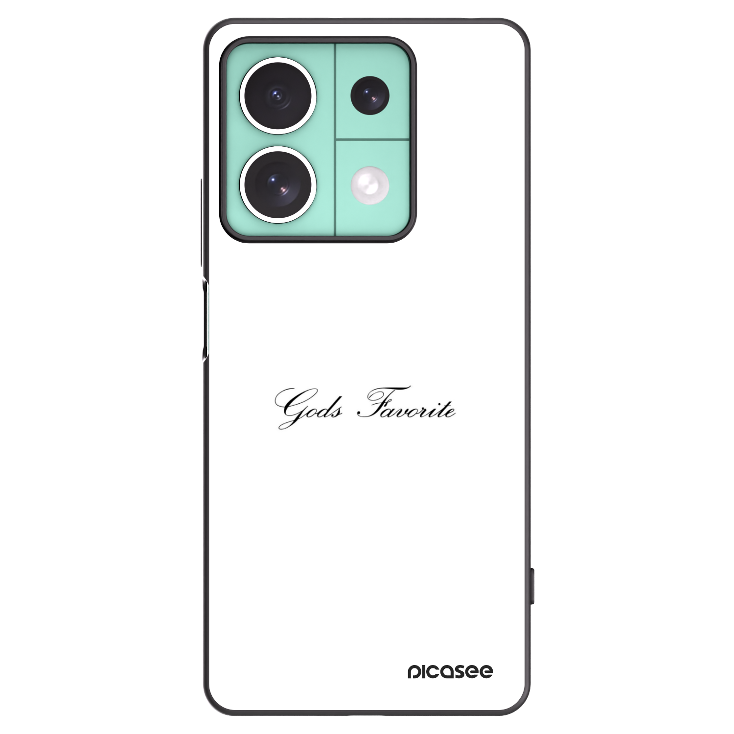 Picasee fekete szilikon tok az alábbi mobiltelefonokra Xiaomi Redmi Note 13 5G - Gods Favorite