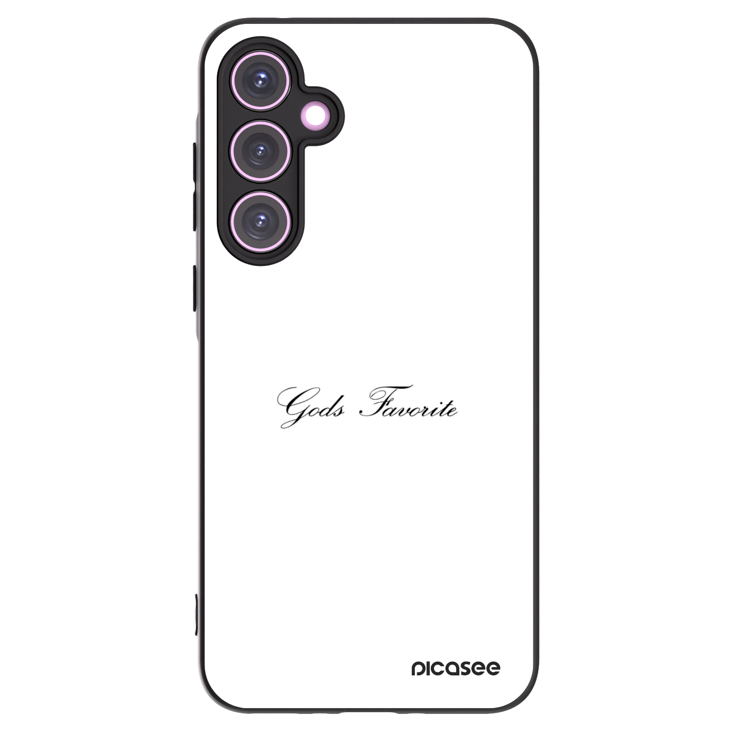Picasee fekete szilikon tok az alábbi mobiltelefonokra Samsung Galaxy A35 5G A356B - Gods Favorite