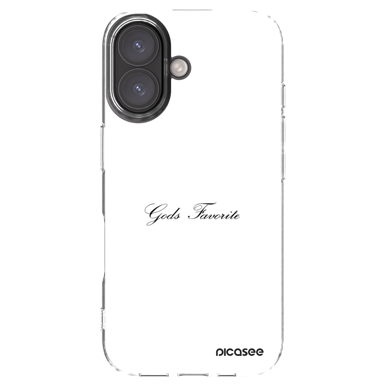 Picasee átlátszó szilikon tok az alábbi mobiltelefonokra Apple iPhone 16 - Gods Favorite