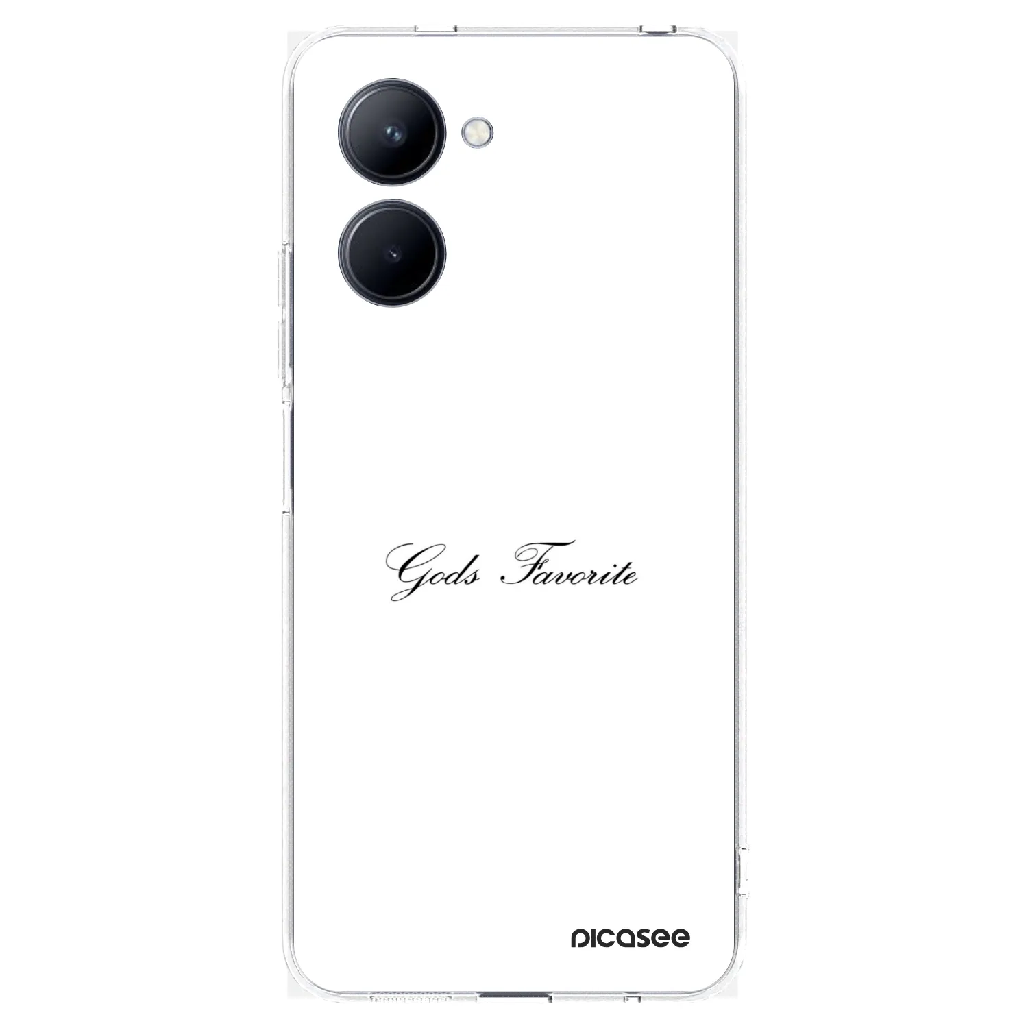 Picasee átlátszó szilikon tok az alábbi mobiltelefonokra Realme C33 (2023) - Gods Favorite