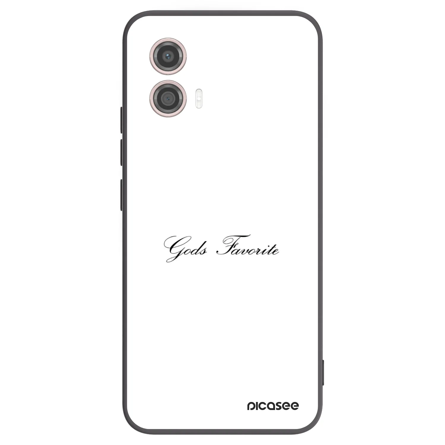 Picasee fekete szilikon tok az alábbi mobiltelefonokra Motorola Moto G53 5G - Gods Favorite