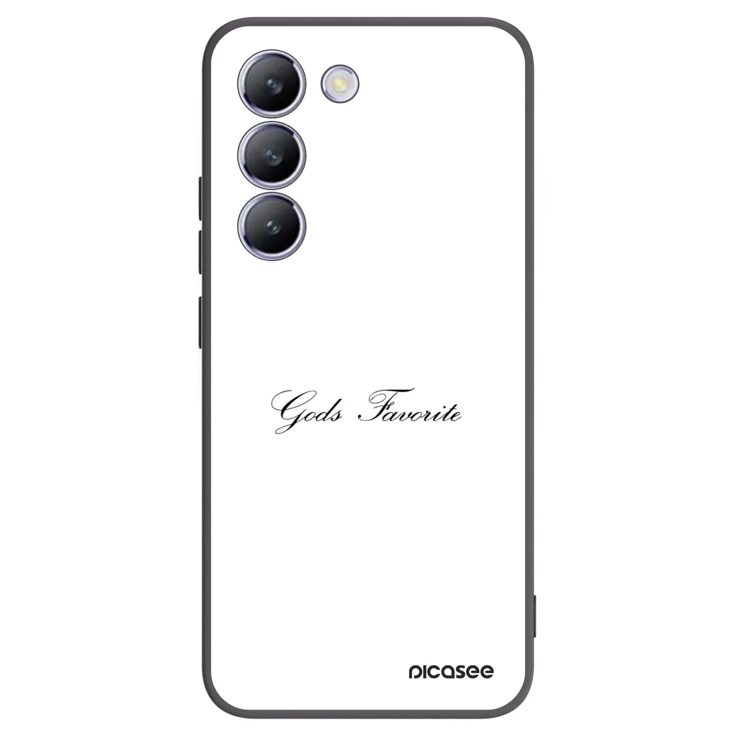 Picasee fekete szilikon tok az alábbi mobiltelefonokra Vivo V40 SE 5G - Gods Favorite