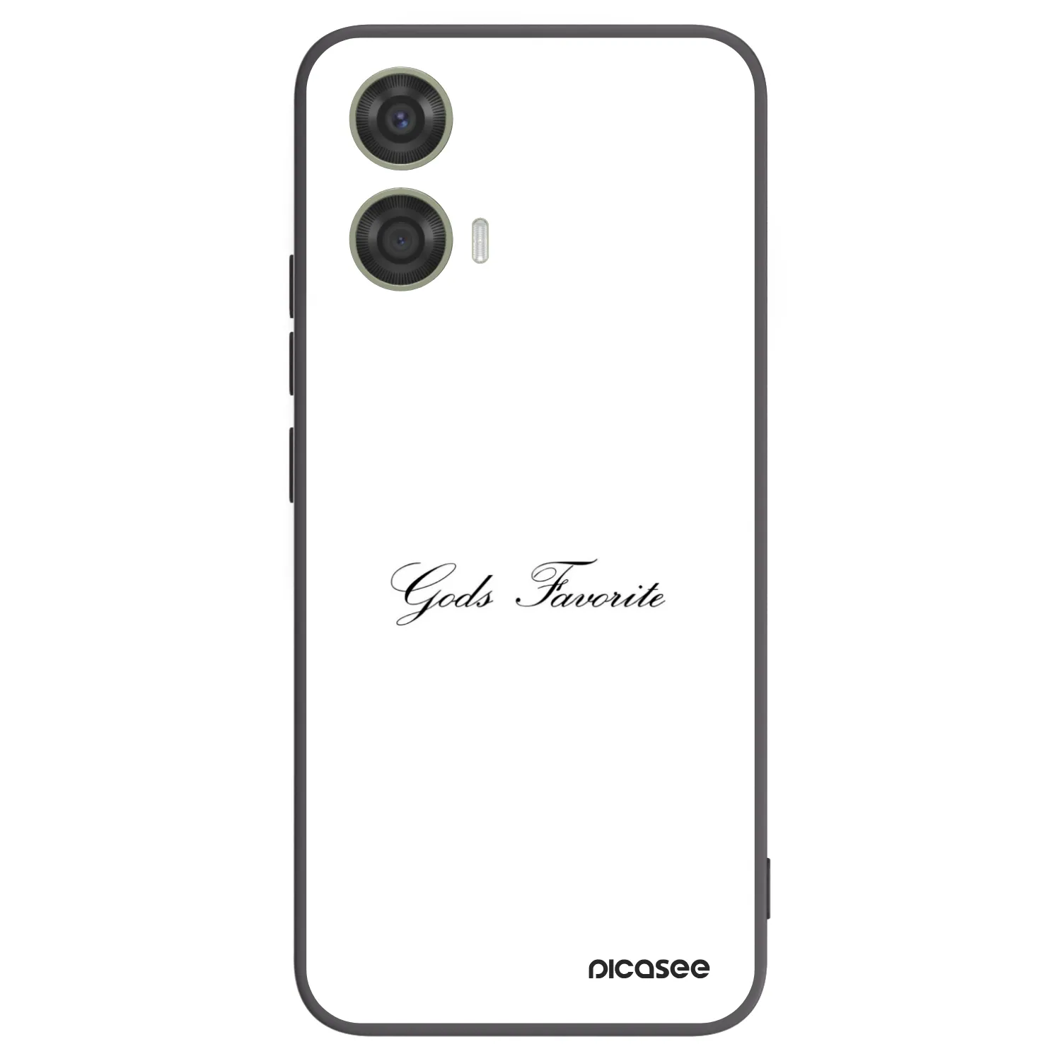 Picasee fekete szilikon tok az alábbi mobiltelefonokra Motorola Moto G24 - Gods Favorite