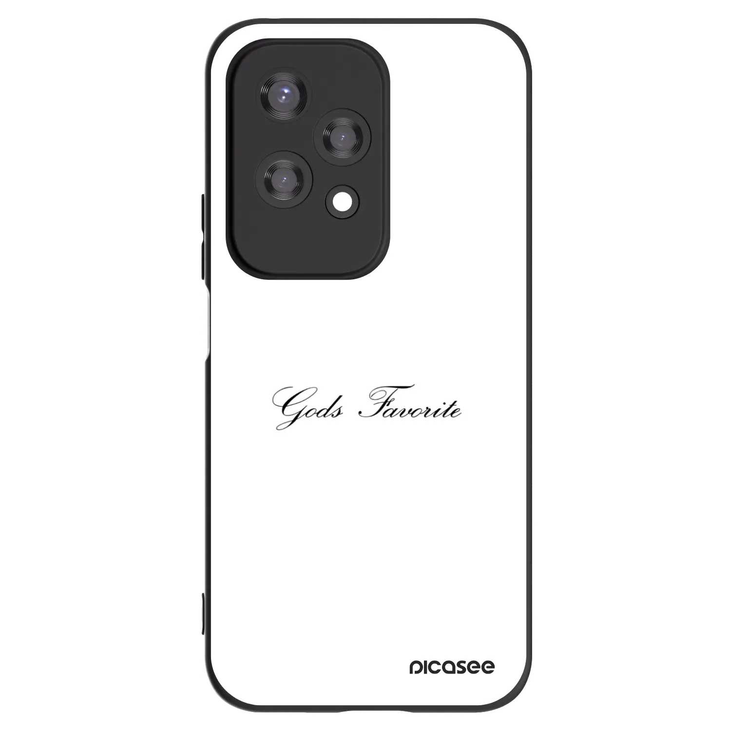 Picasee fekete szilikon tok az alábbi mobiltelefonokra Honor 200 Lite - Gods Favorite