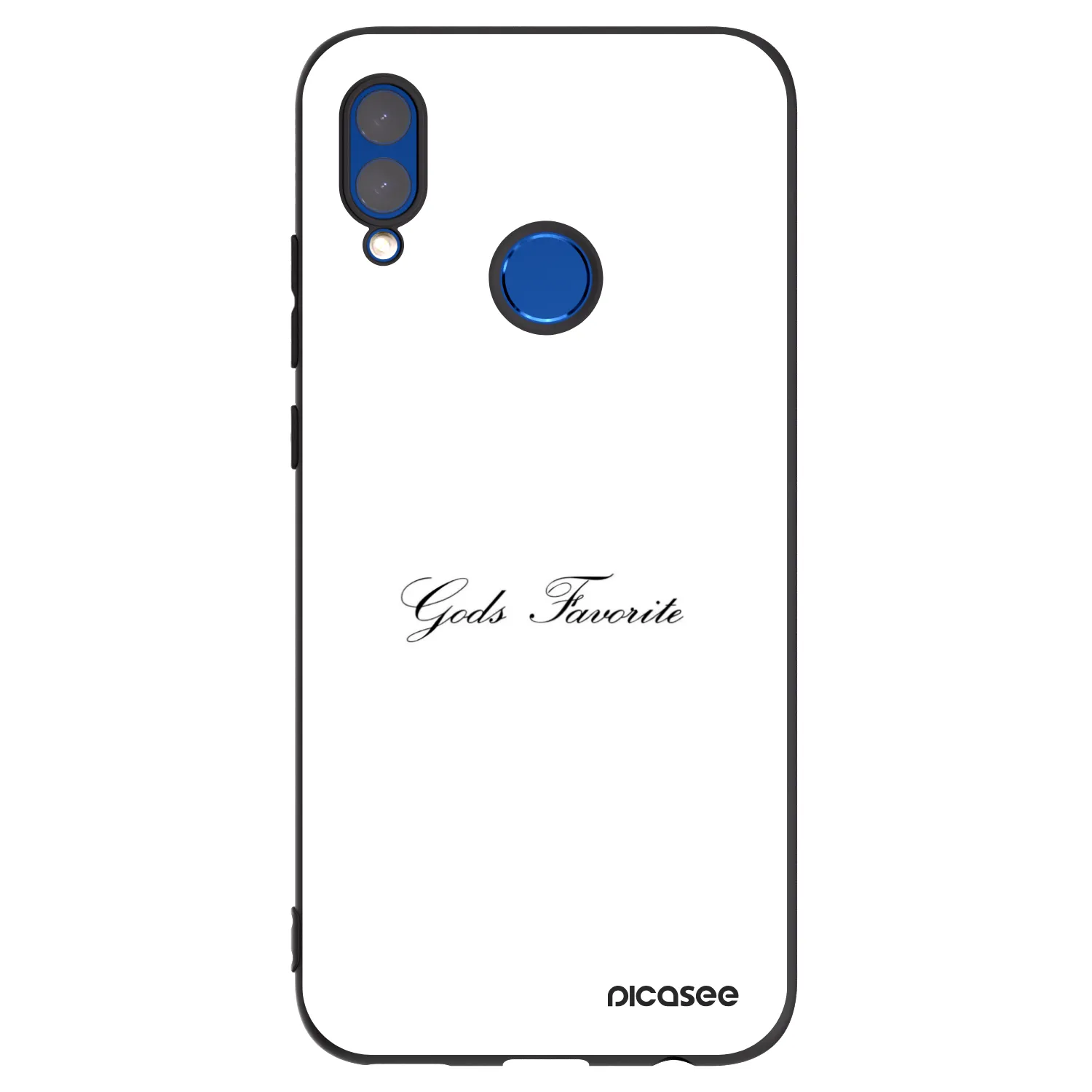 Picasee fekete szilikon tok az alábbi mobiltelefonokra Honor 10 Lite - Gods Favorite