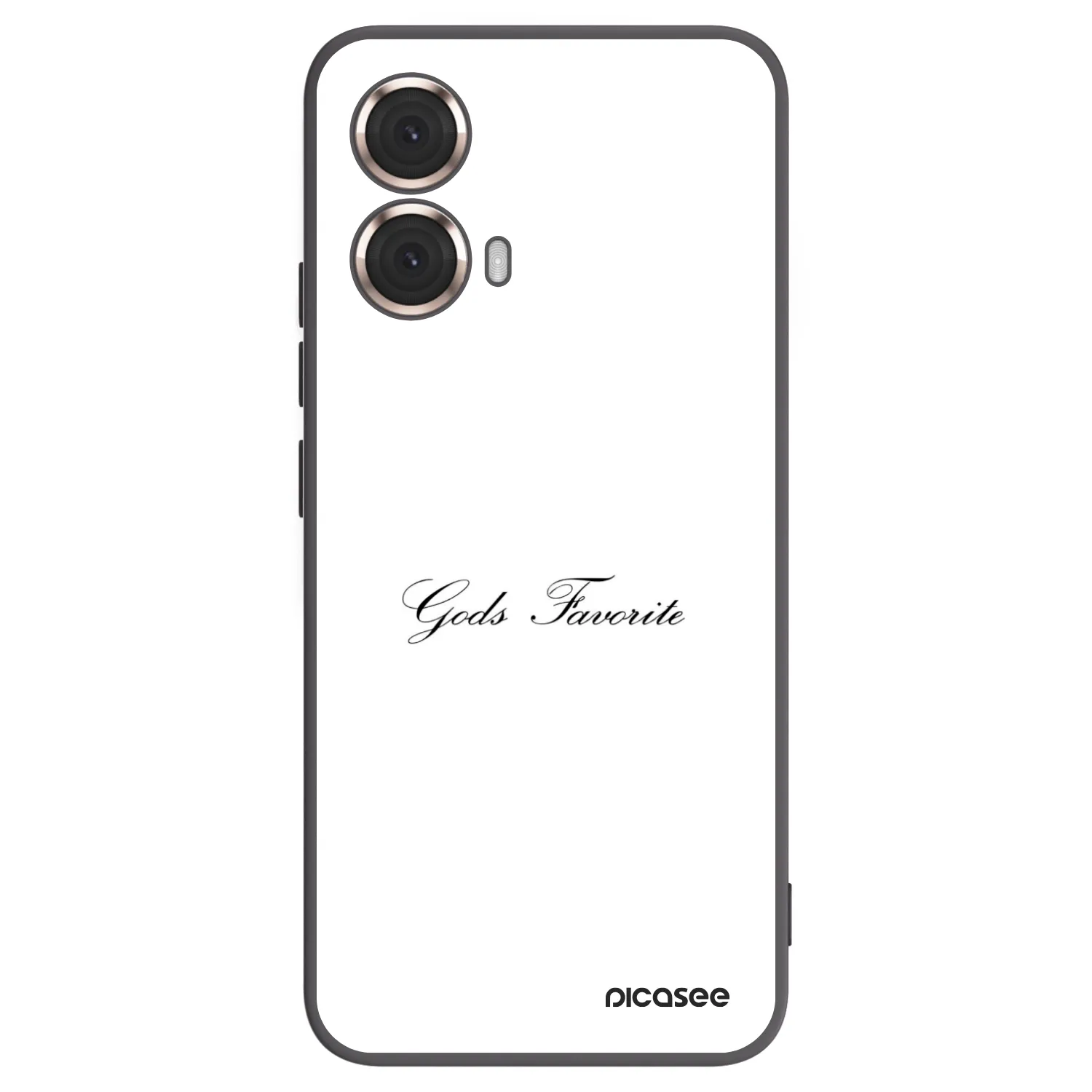 Picasee fekete szilikon tok az alábbi mobiltelefonokra Motorola Moto G85 - Gods Favorite