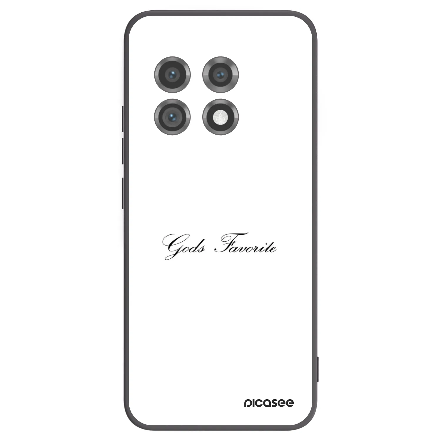 Picasee fekete szilikon tok az alábbi mobiltelefonokra OnePlus 11 5G - Gods Favorite