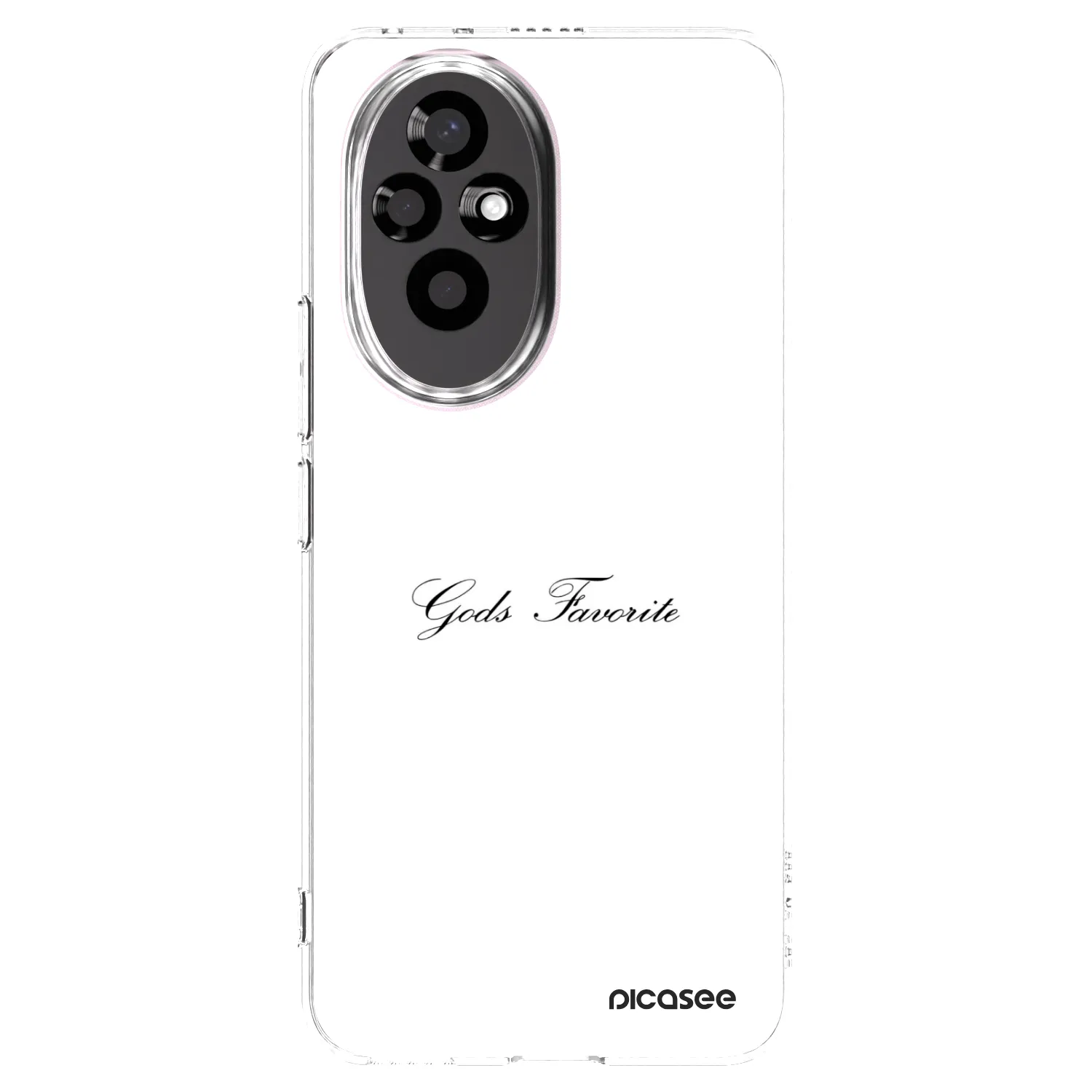 Picasee átlátszó szilikon tok az alábbi mobiltelefonokra Honor 200 Pro 5G - Gods Favorite