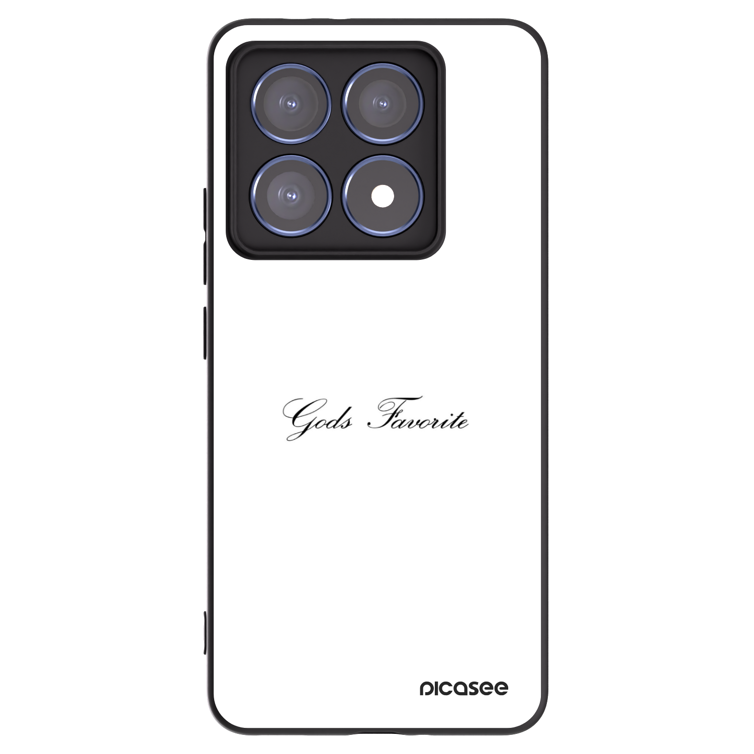 Picasee fekete szilikon tok az alábbi mobiltelefonokra Xiaomi 14T Pro - Gods Favorite