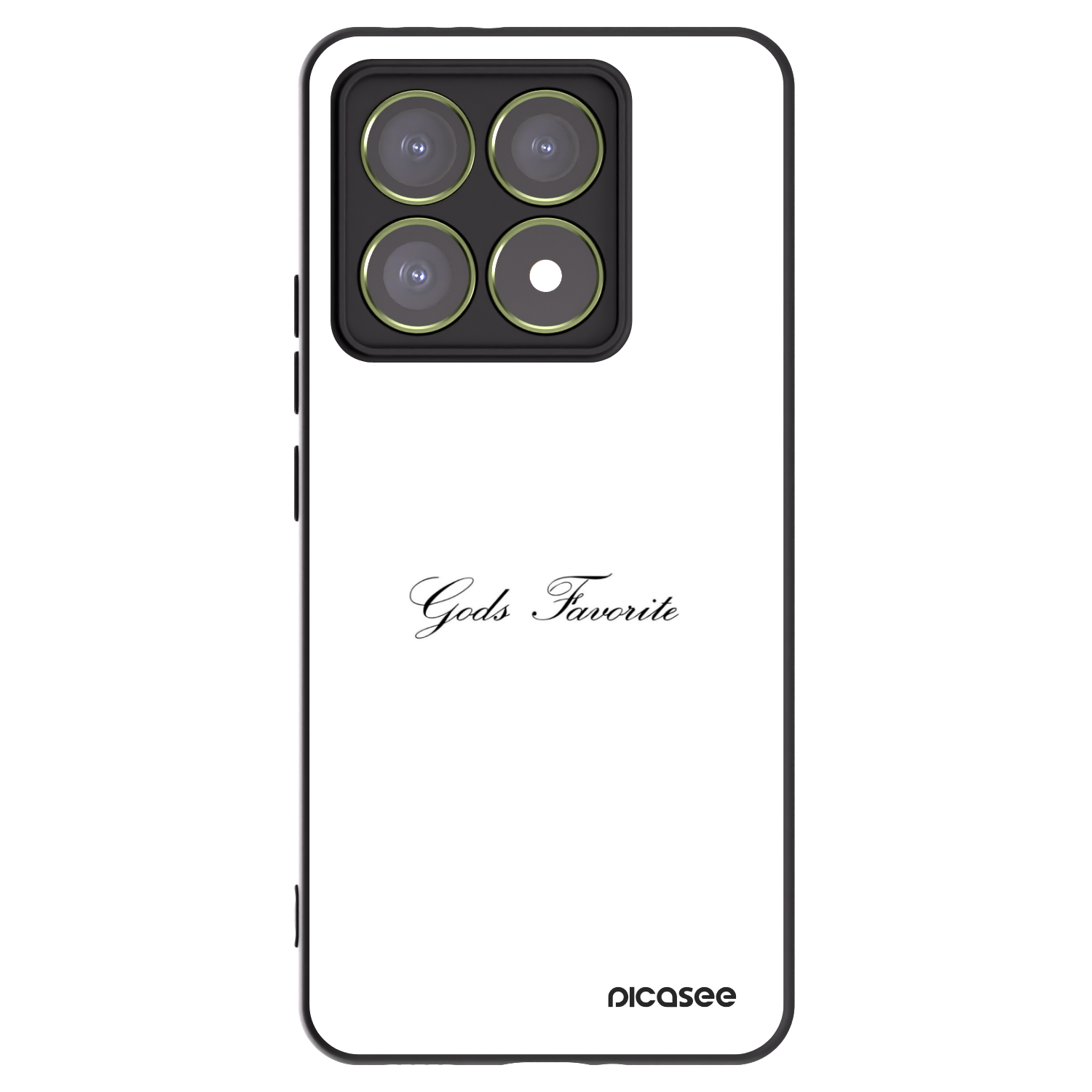 Picasee fekete szilikon tok az alábbi mobiltelefonokra Xiaomi 14T - Gods Favorite