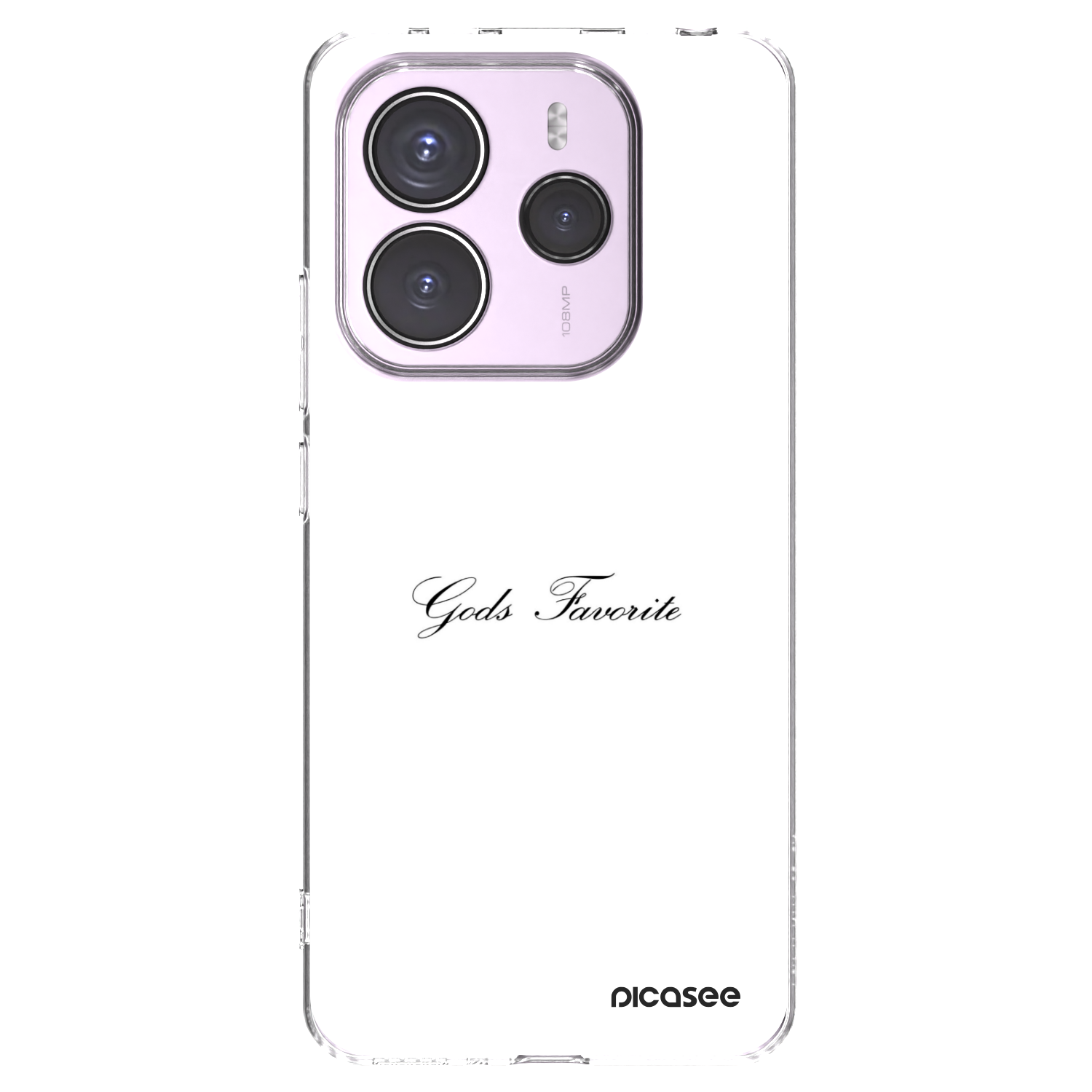 Picasee átlátszó szilikon tok az alábbi mobiltelefonokra Xiaomi Redmi Note 14 5G - Gods Favorite