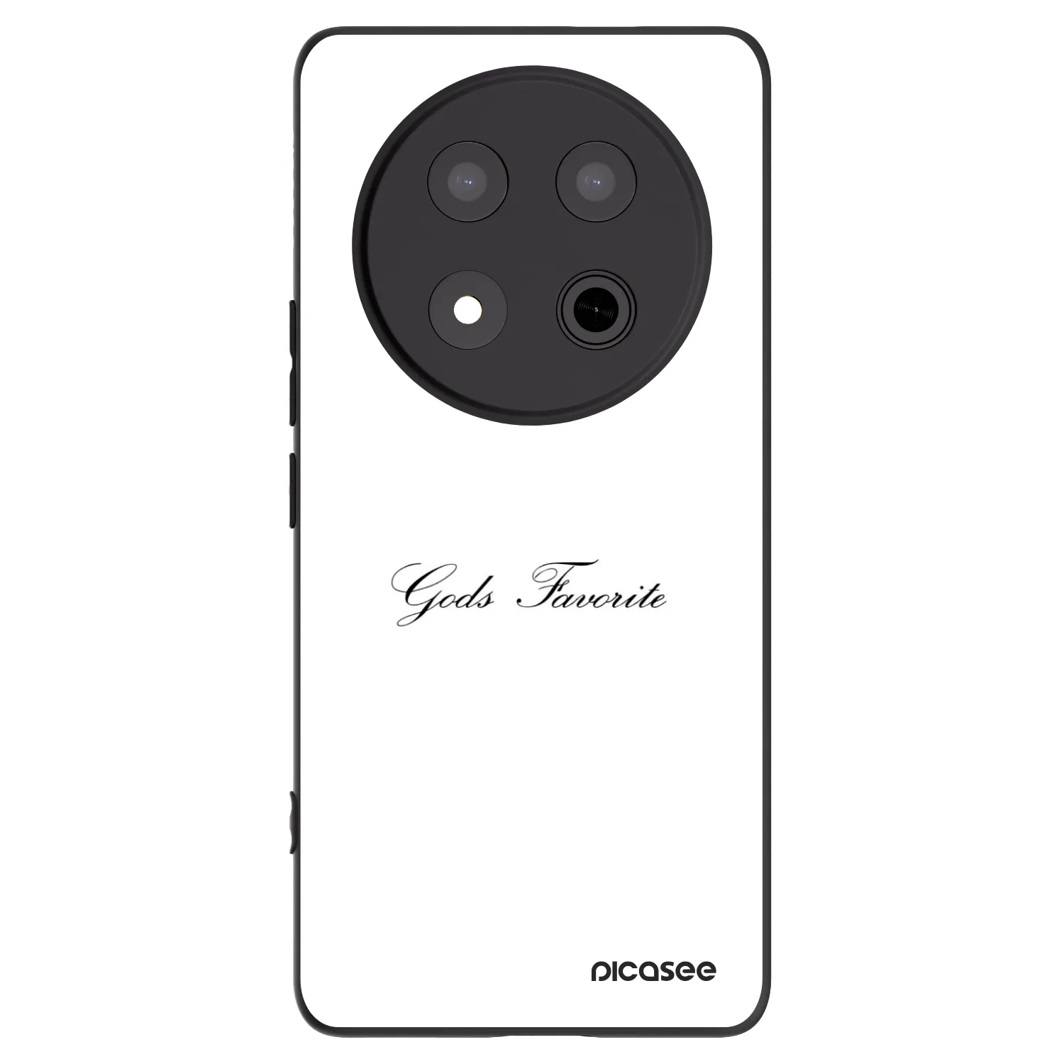 Picasee fekete szilikon tok az alábbi mobiltelefonokra Honor Magic7 Lite 5G - Gods Favorite