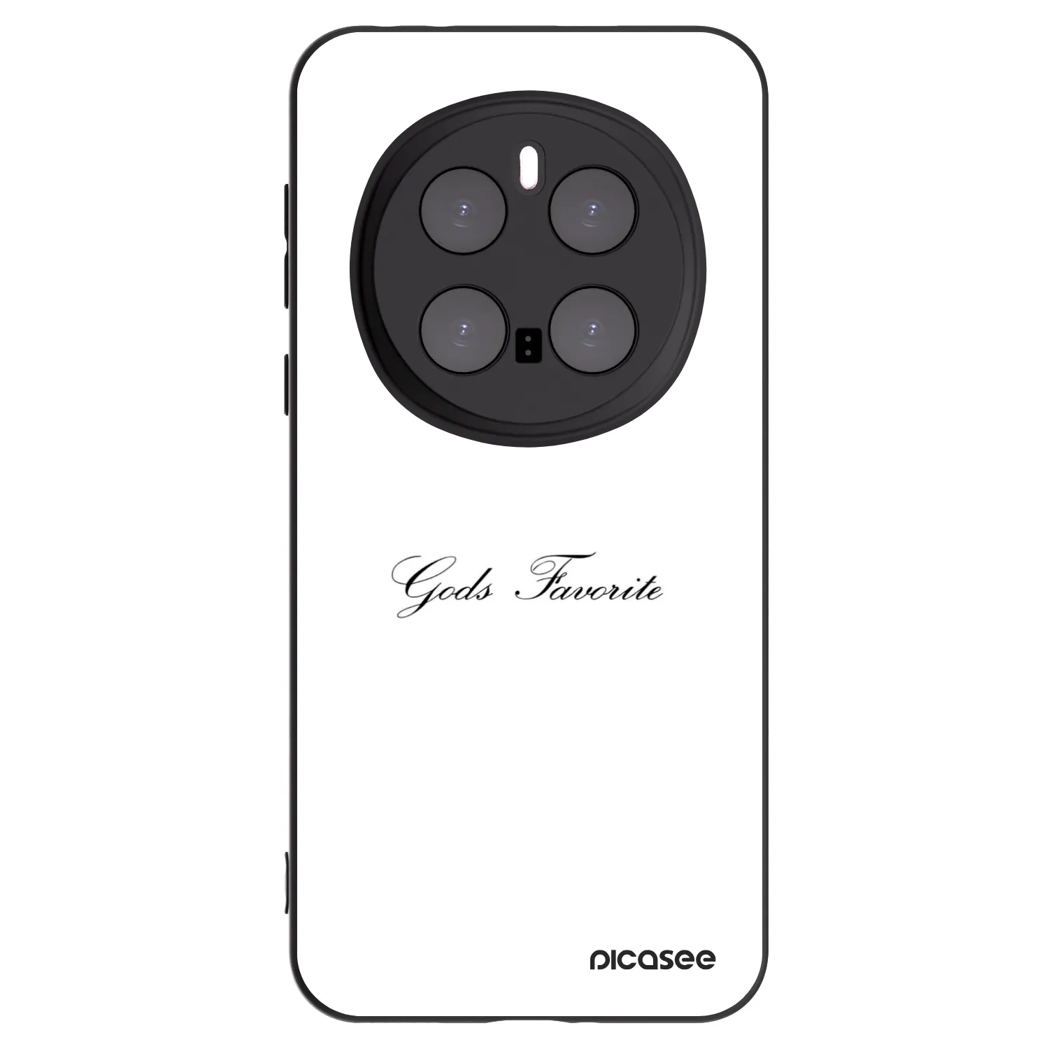 Picasee fekete szilikon tok az alábbi mobiltelefonokra Honor Magic7 Pro 5G - Gods Favorite