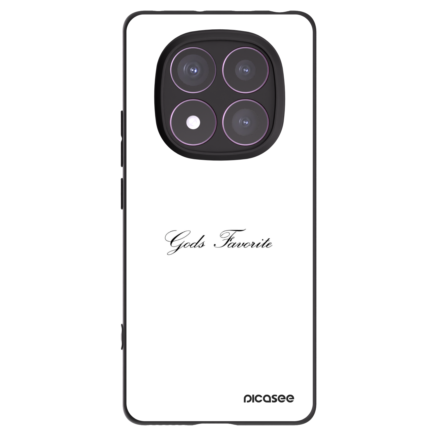 Picasee fekete szilikon tok az alábbi mobiltelefonokra Xiaomi Redmi Note 14 Pro 4G - Gods Favorite