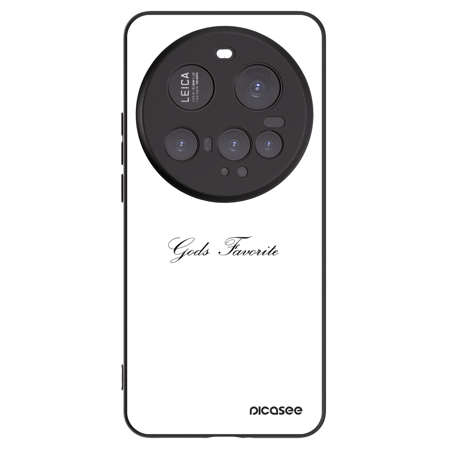 Picasee fekete szilikon tok az alábbi mobiltelefonokra Xiaomi 15 Ultra - Gods Favorite