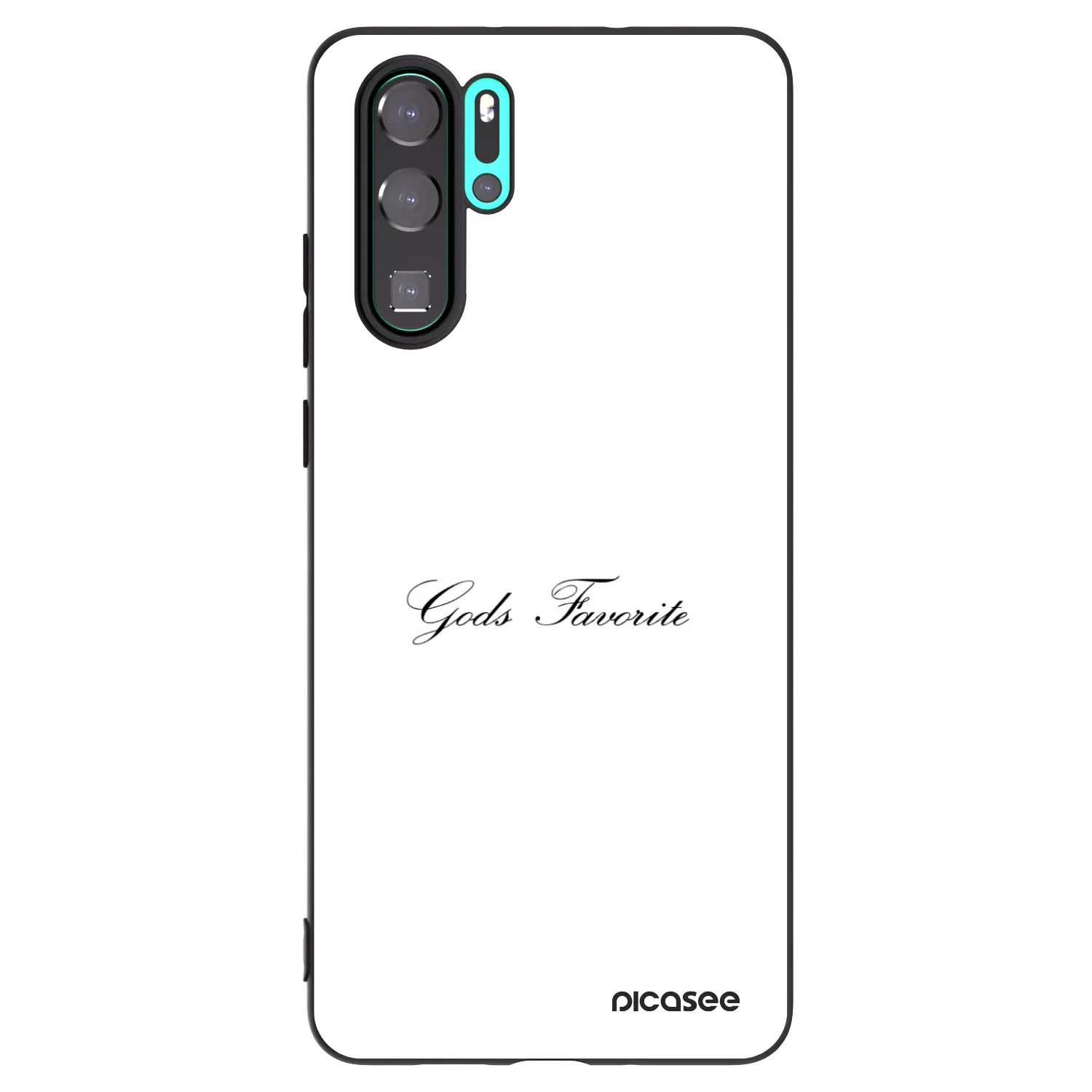 Picasee fekete szilikon tok az alábbi mobiltelefonokra Huawei P30 Pro - Gods Favorite