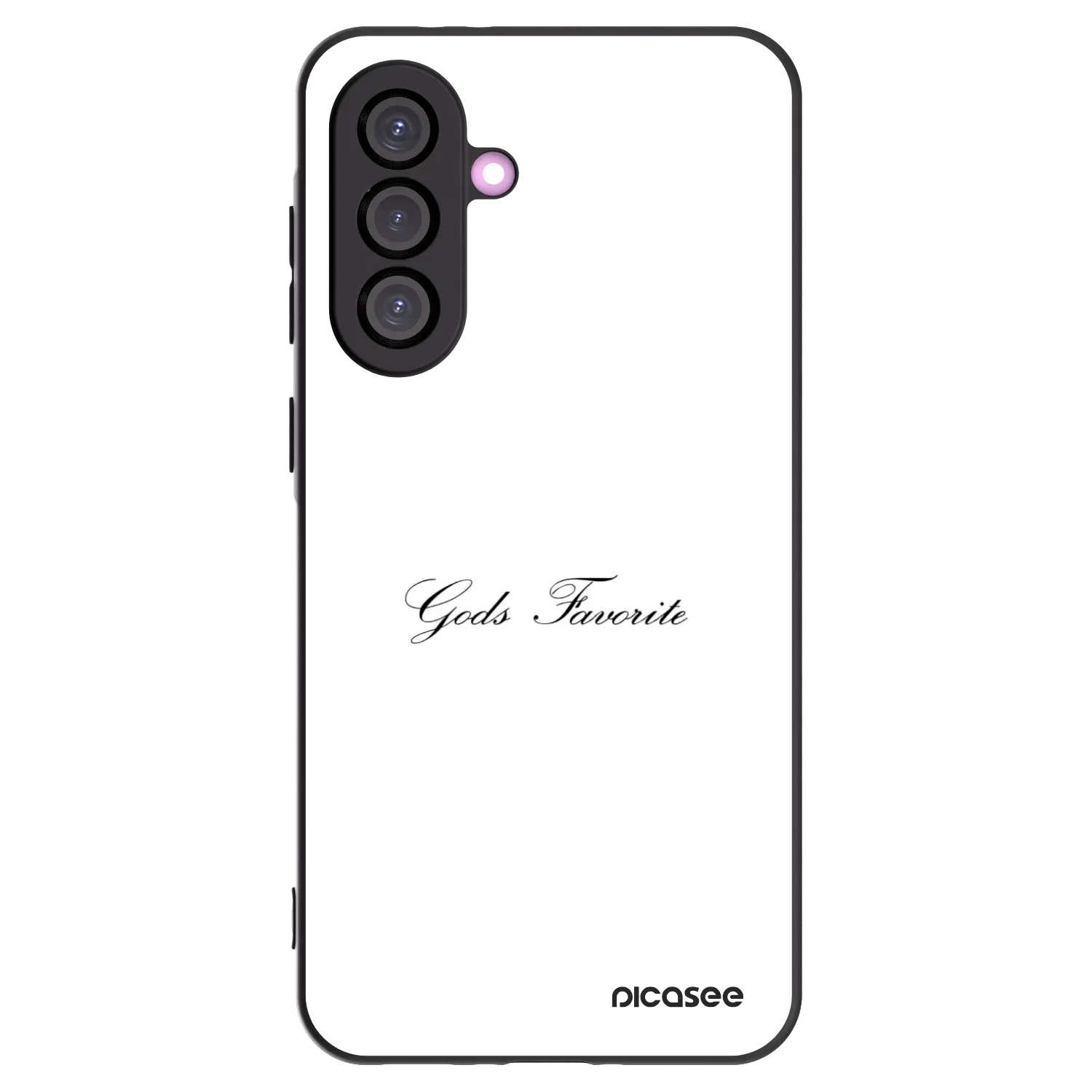 Picasee fekete szilikon tok az alábbi mobiltelefonokra Samsung Galaxy A56 5G A566B - Gods Favorite