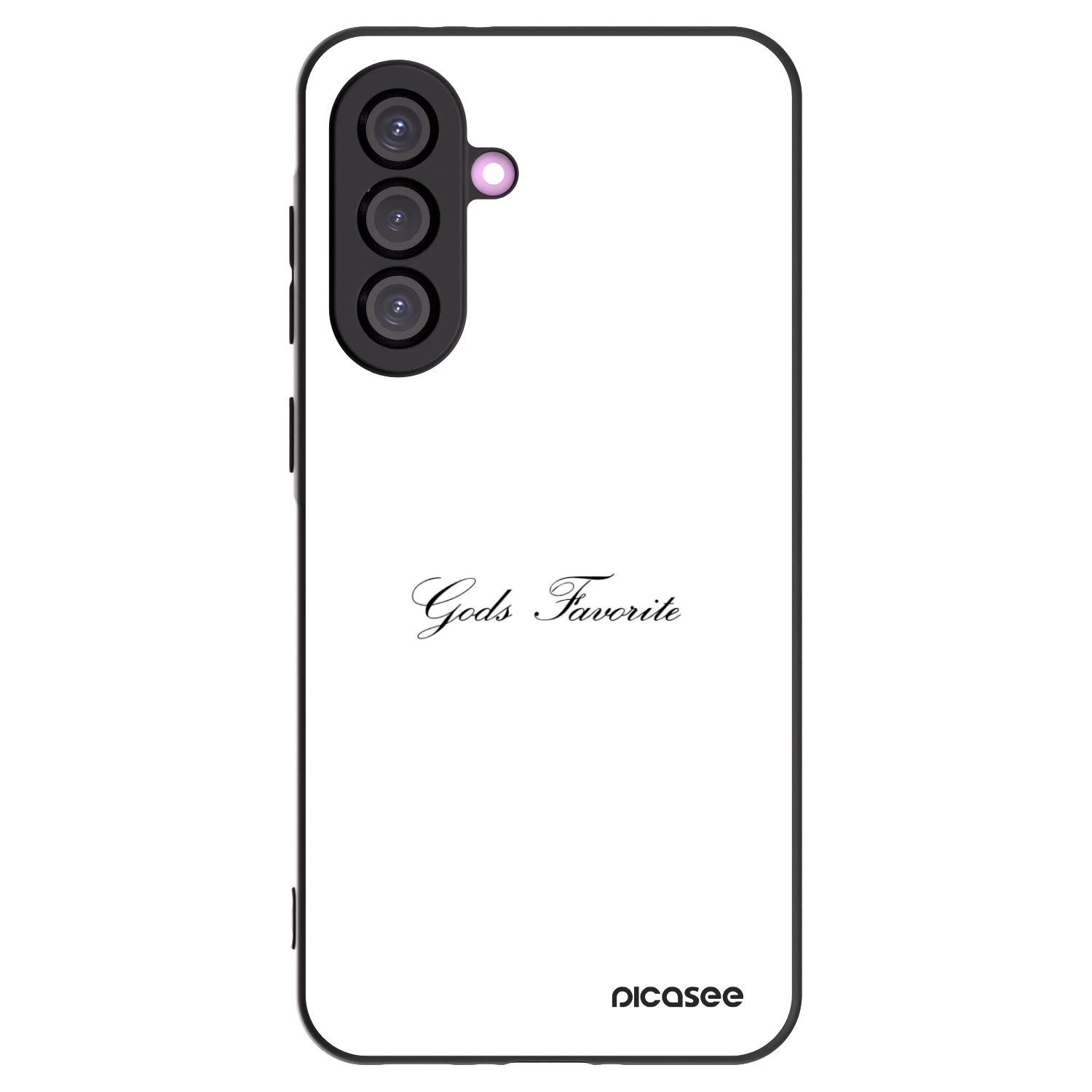 Picasee fekete szilikon tok az alábbi mobiltelefonokra Samsung Galaxy A36 5G - Gods Favorite