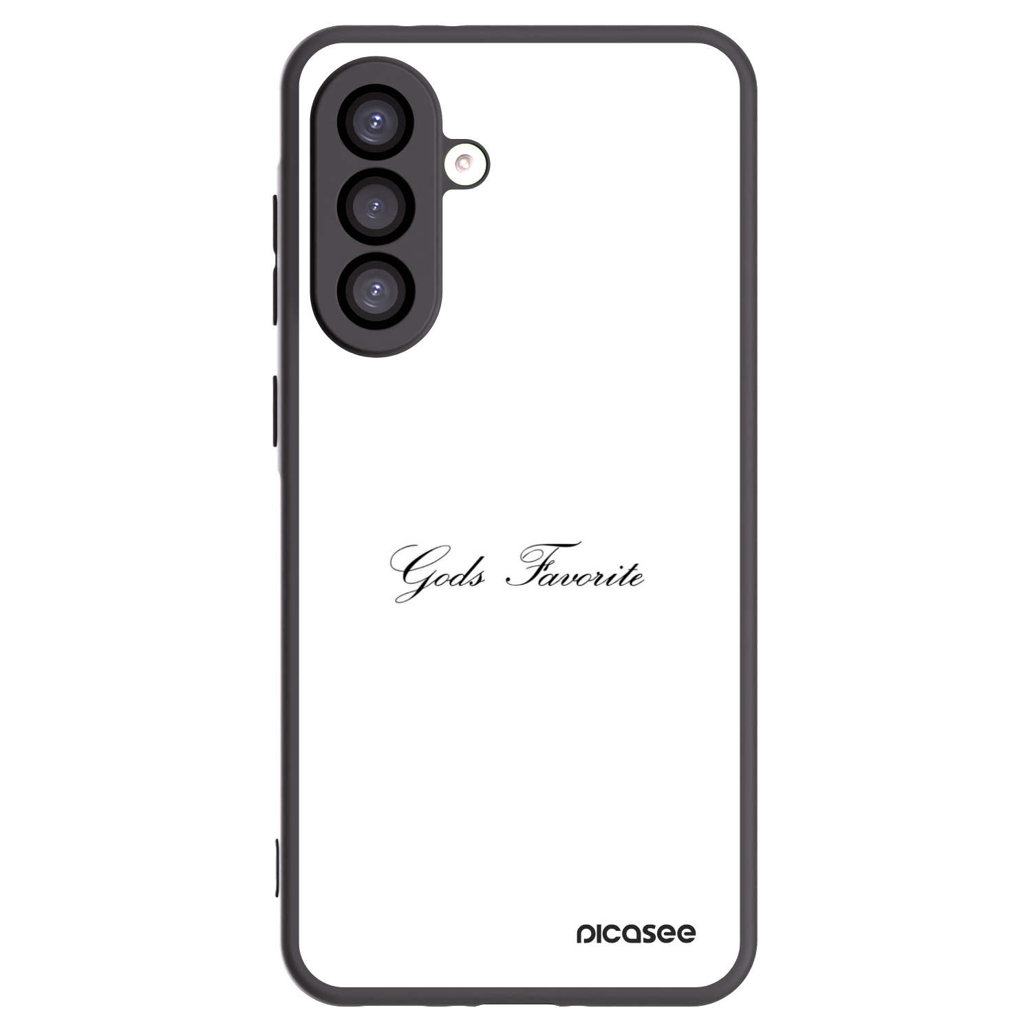 Picasee fekete szilikon tok az alábbi mobiltelefonokra Samsung Galaxy A26 5G A266B - Gods Favorite