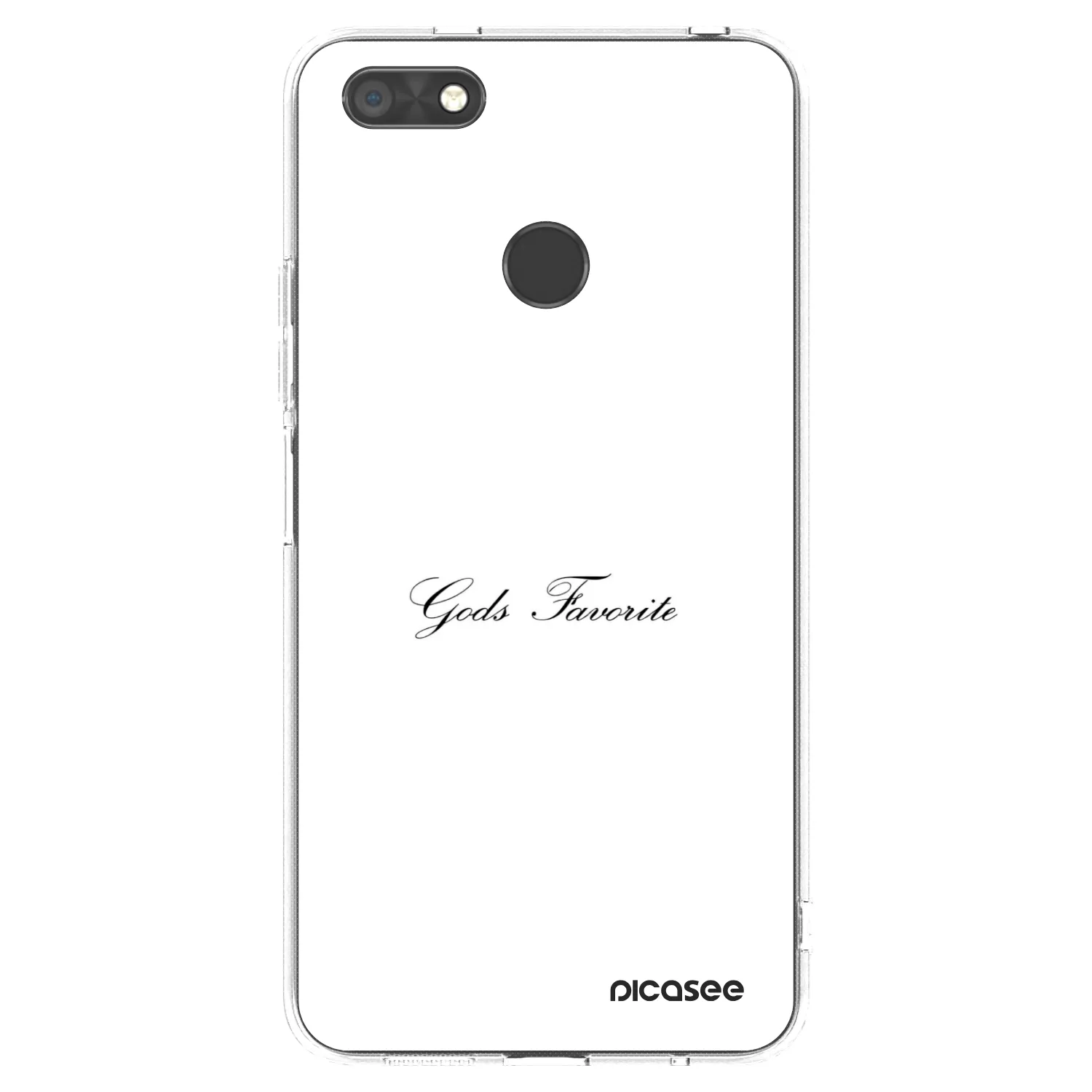 Picasee átlátszó szilikon tok az alábbi mobiltelefonokra Huawei P9 Lite Mini - Gods Favorite