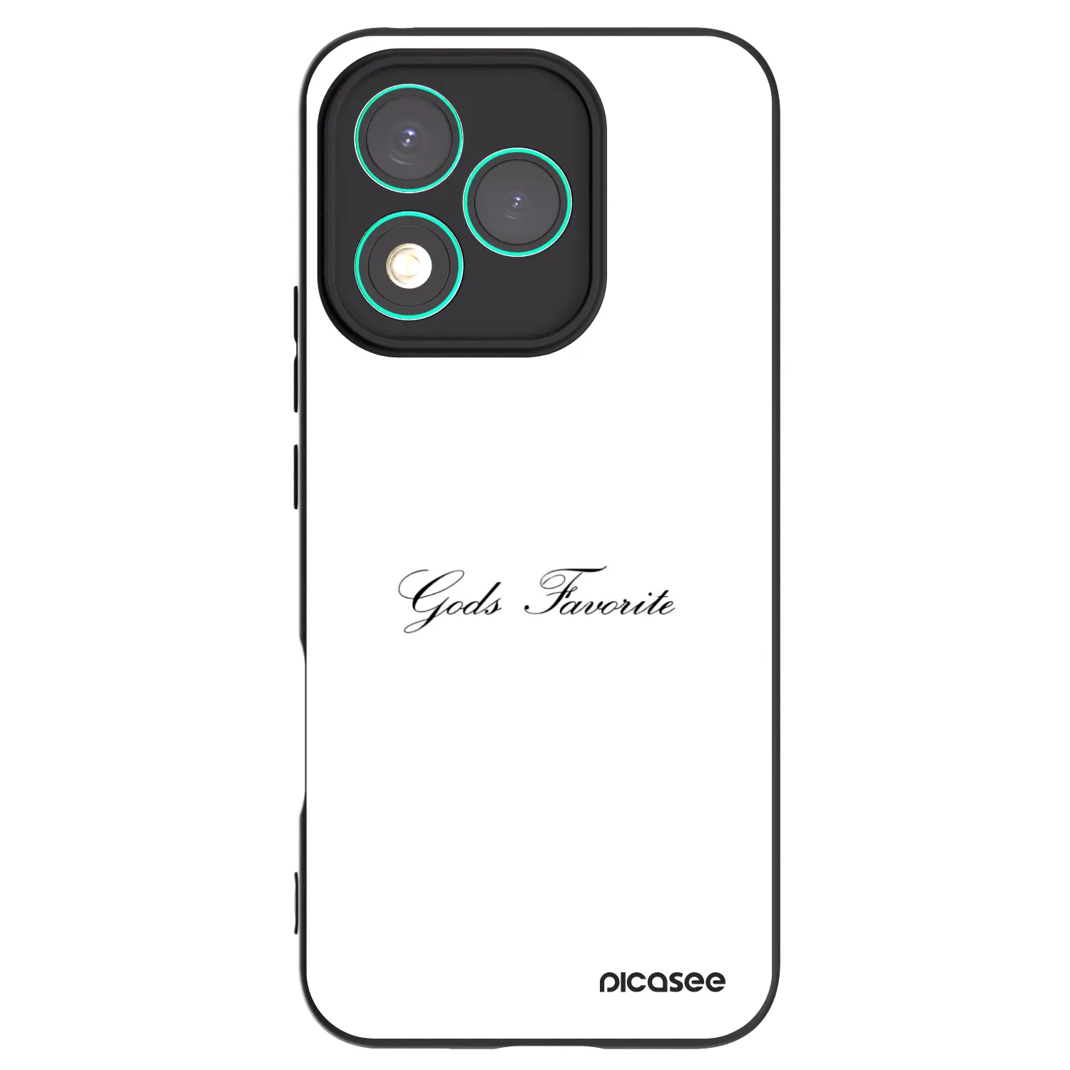 Picasee fekete szilikon tok az alábbi mobiltelefonokra Honor 400 Lite 5G - Gods Favorite