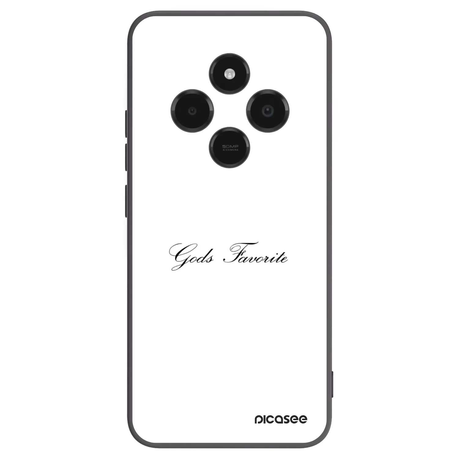 Picasee fekete szilikon tok az alábbi mobiltelefonokra Xiaomi Poco C75 - Gods Favorite