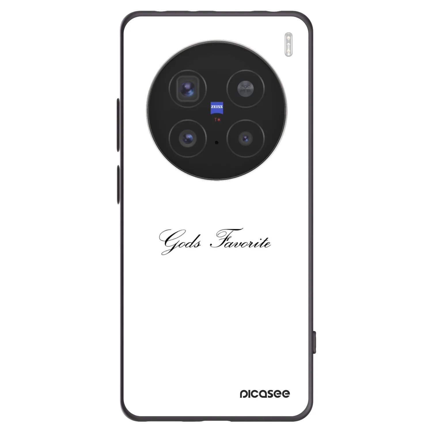 Picasee fekete szilikon tok az alábbi mobiltelefonokra Vivo X200 Pro - Gods Favorite