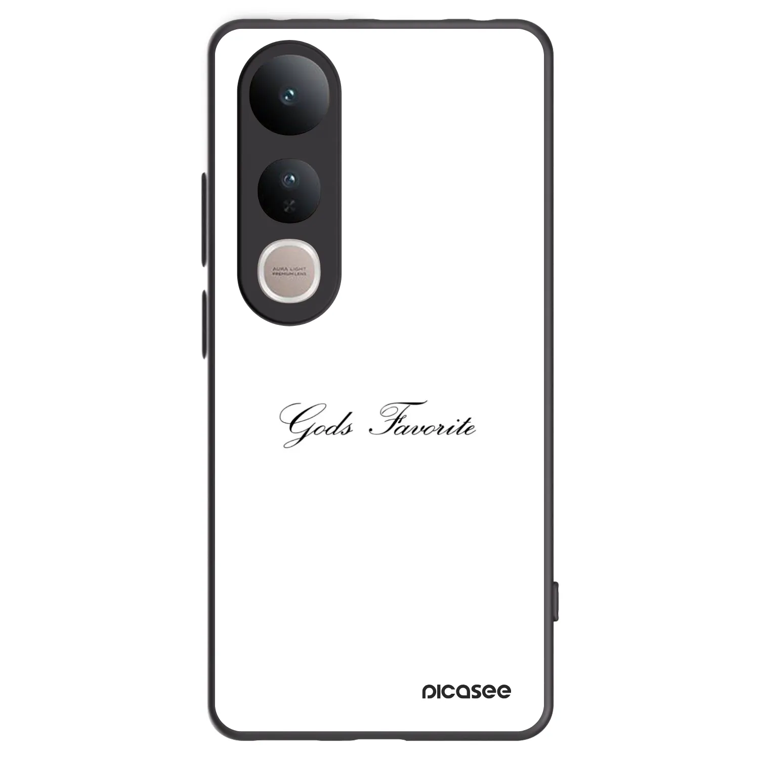 Picasee fekete szilikon tok az alábbi mobiltelefonokra Vivo V50 Lite 5G - Gods Favorite