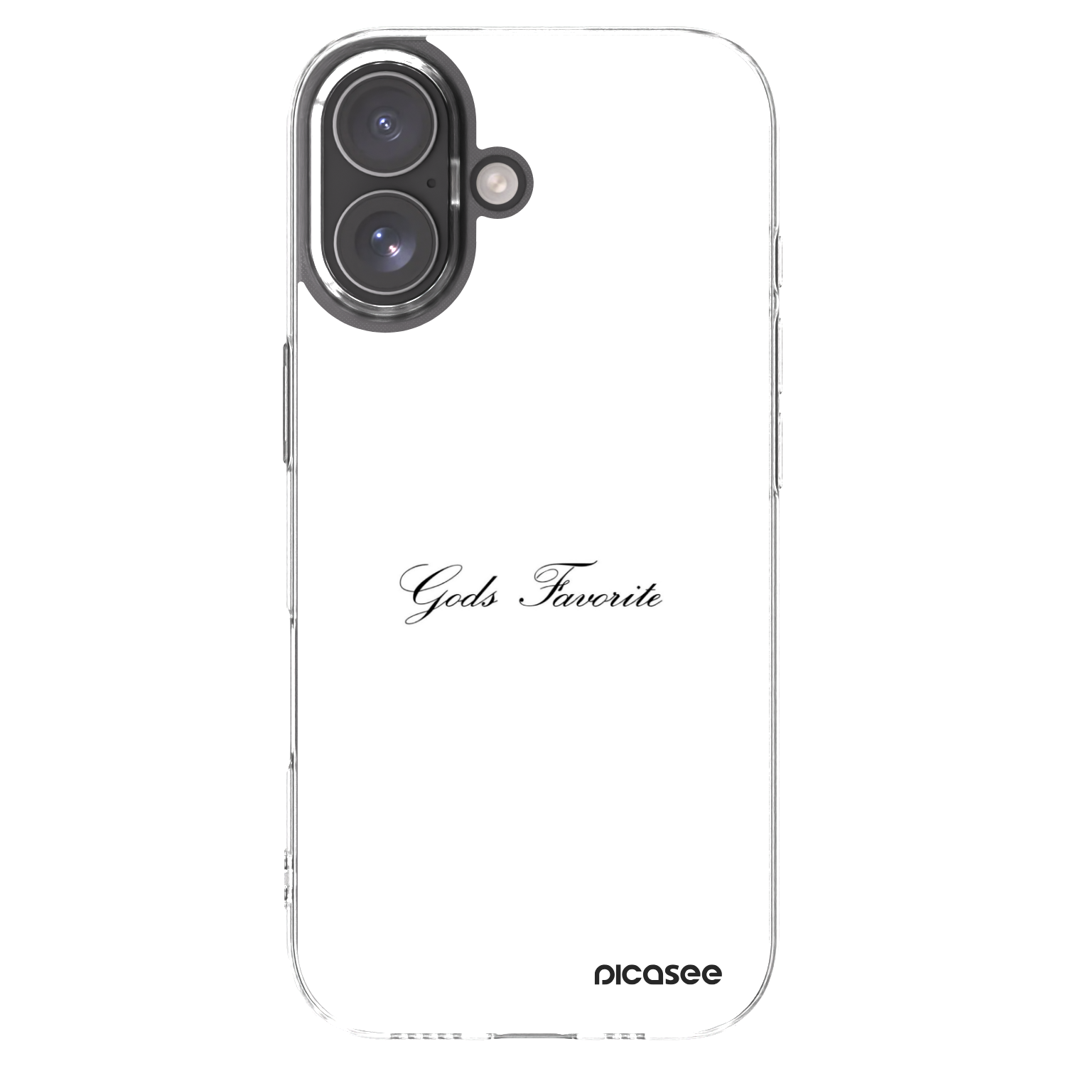 Picasee átlátszó szilikon tok az alábbi mobiltelefonokra Apple iPhone 17 - Gods Favorite