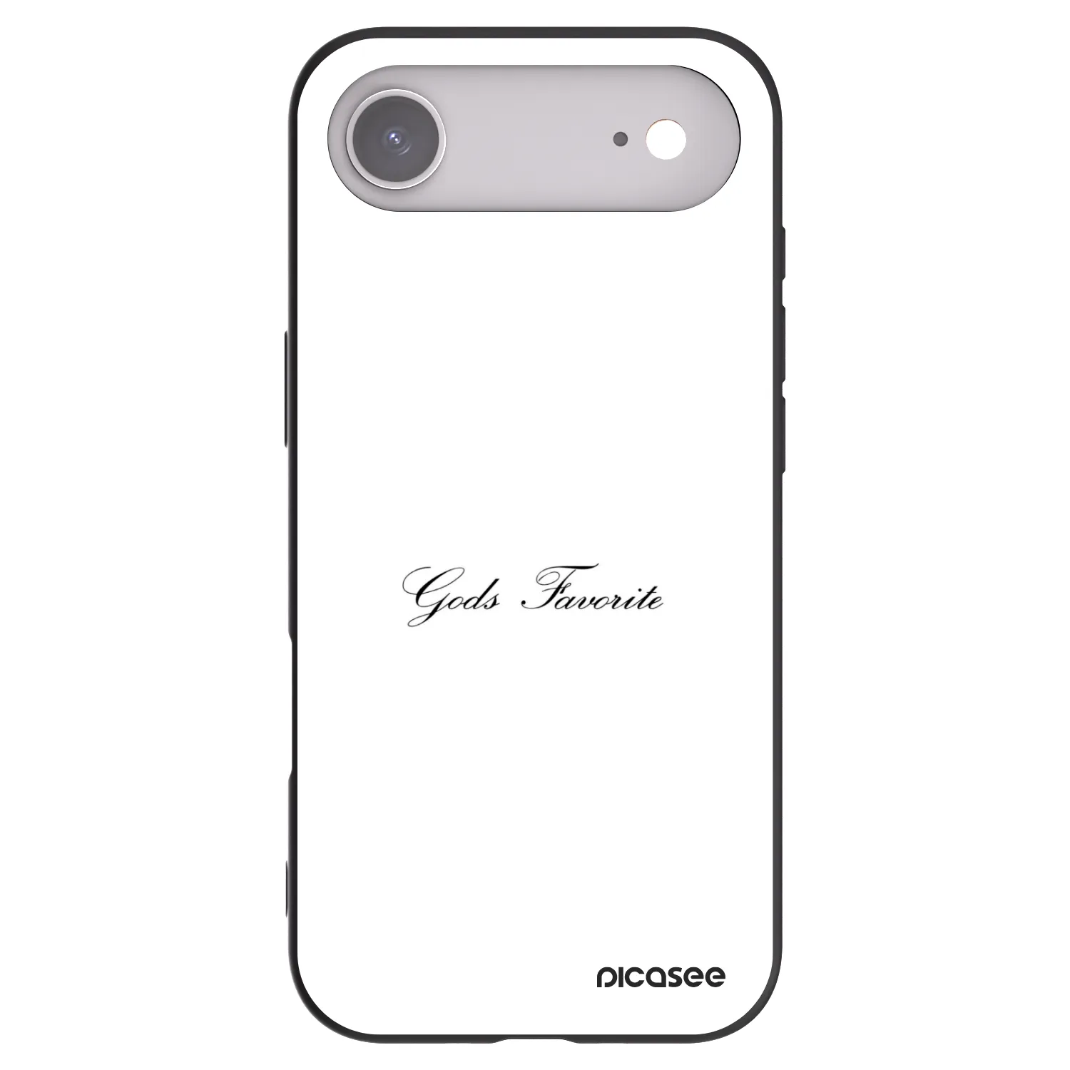 Picasee fekete szilikon tok az alábbi mobiltelefonokra Apple iPhone Air - Gods Favorite