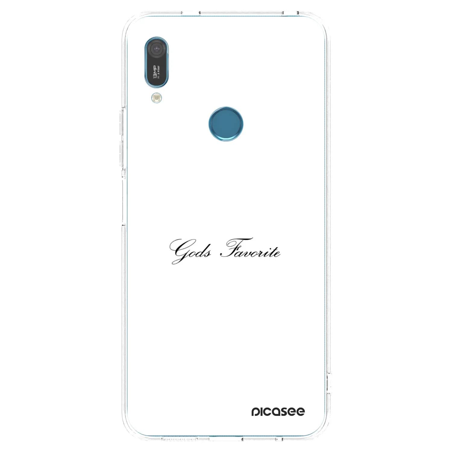 Picasee átlátszó szilikon tok az alábbi mobiltelefonokra Huawei Y6 2019 - Gods Favorite