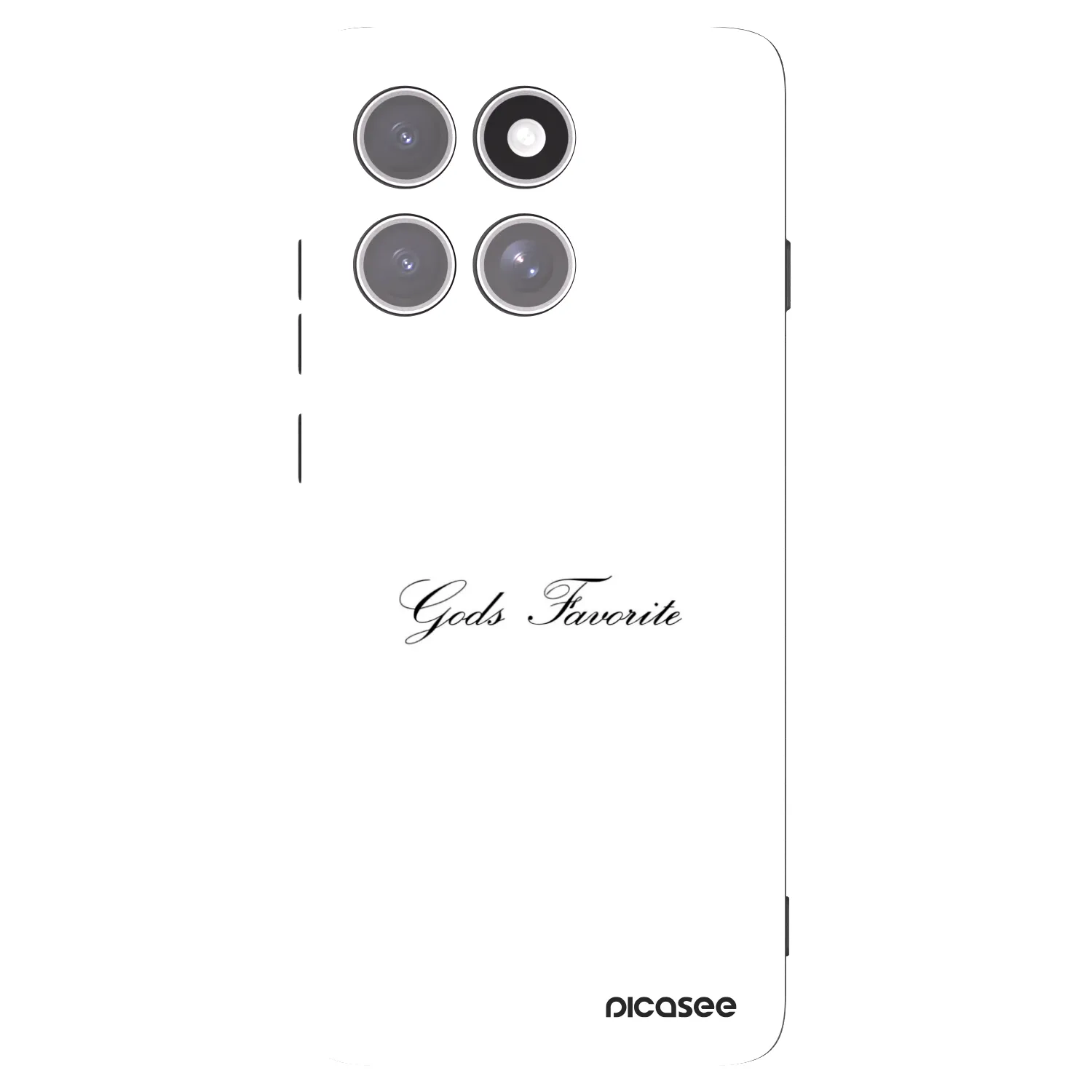 Picasee fekete szilikon tok az alábbi mobiltelefonokra Motorola Edge 60 Pro - Gods Favorite