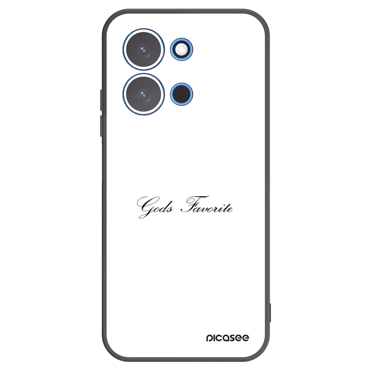 Picasee fekete szilikon tok az alábbi mobiltelefonokra Xiaomi Redmi 15C 4G - Gods Favorite