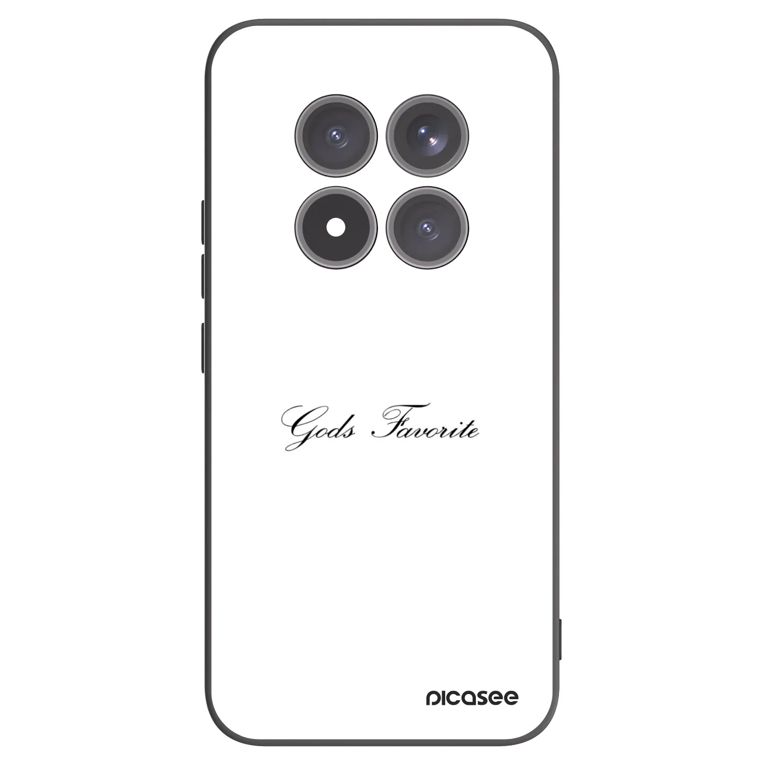 Picasee fekete szilikon tok az alábbi mobiltelefonokra Xiaomi Redmi Note 15 Pro+ - Gods Favorite