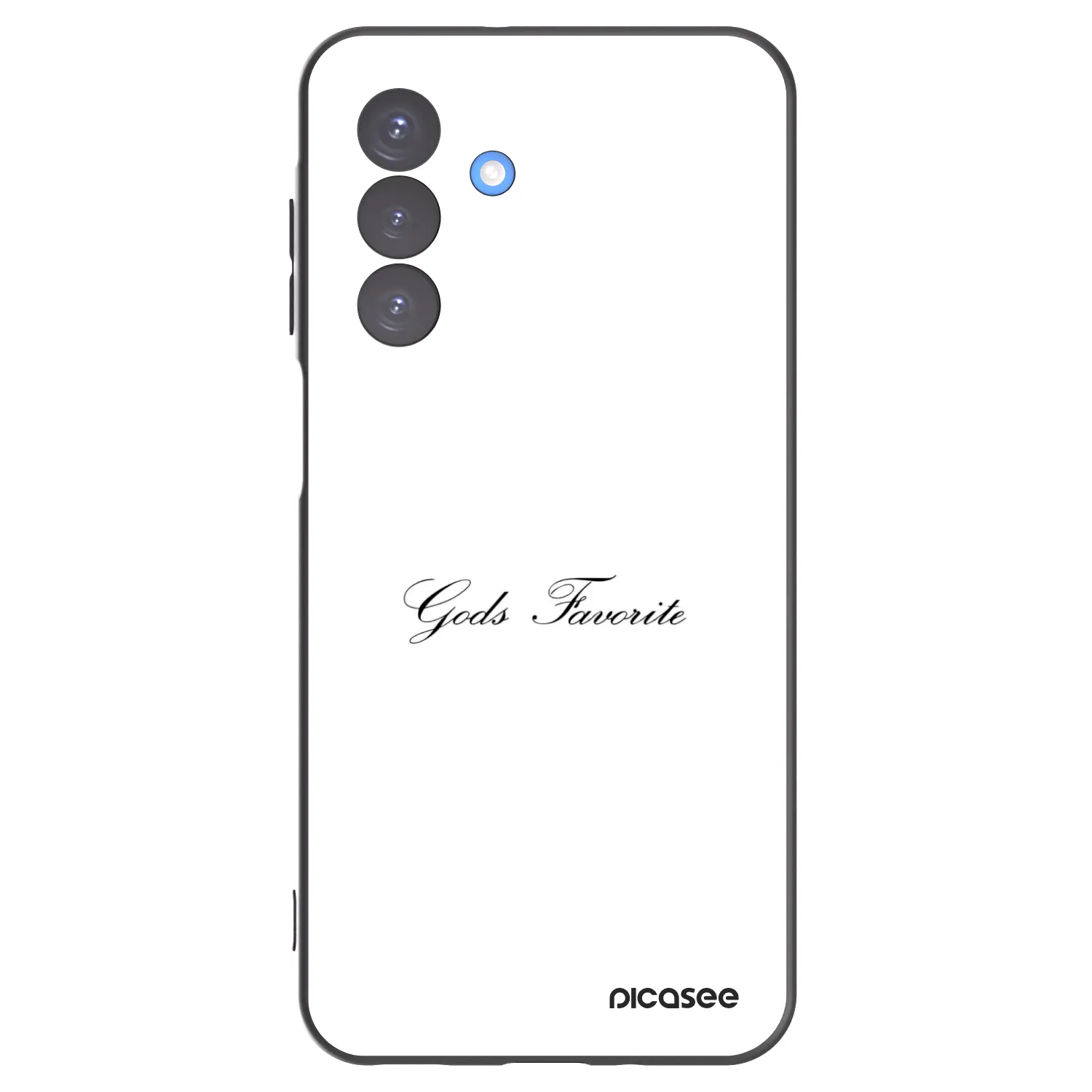 Picasee fekete szilikon tok az alábbi mobiltelefonokra Samsung Galaxy A17 5G - Gods Favorite