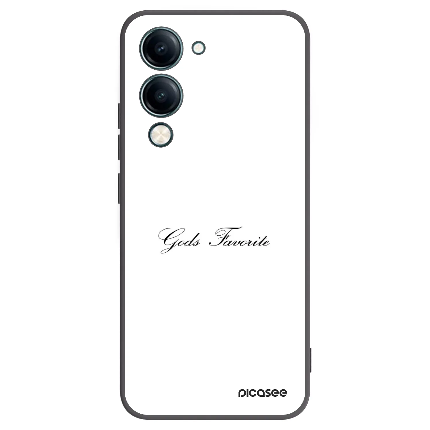 Picasee fekete szilikon tok az alábbi mobiltelefonokra Vivo Y29s 5G - Gods Favorite