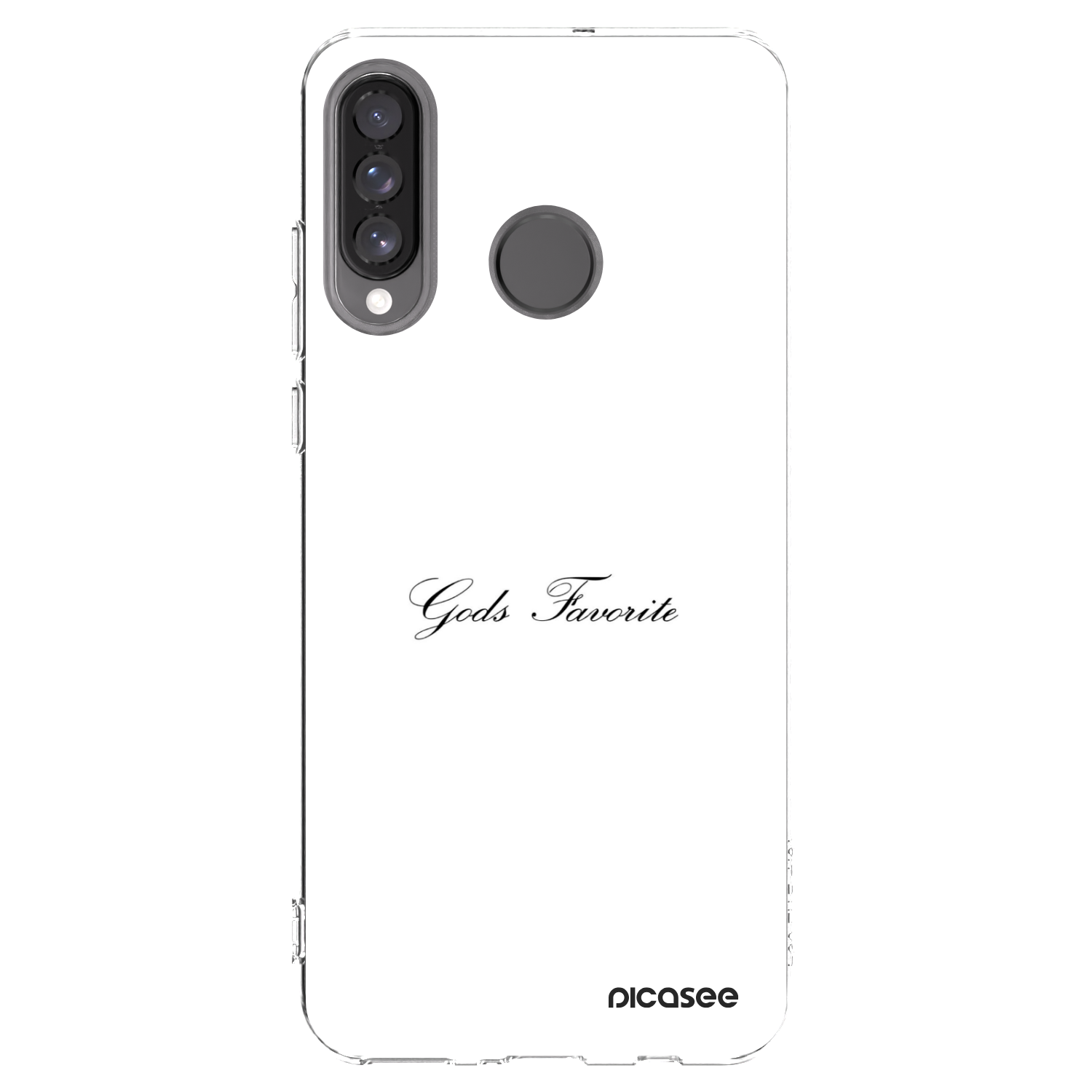 Picasee átlátszó szilikon tok az alábbi mobiltelefonokra Huawei P30 Lite - Gods Favorite