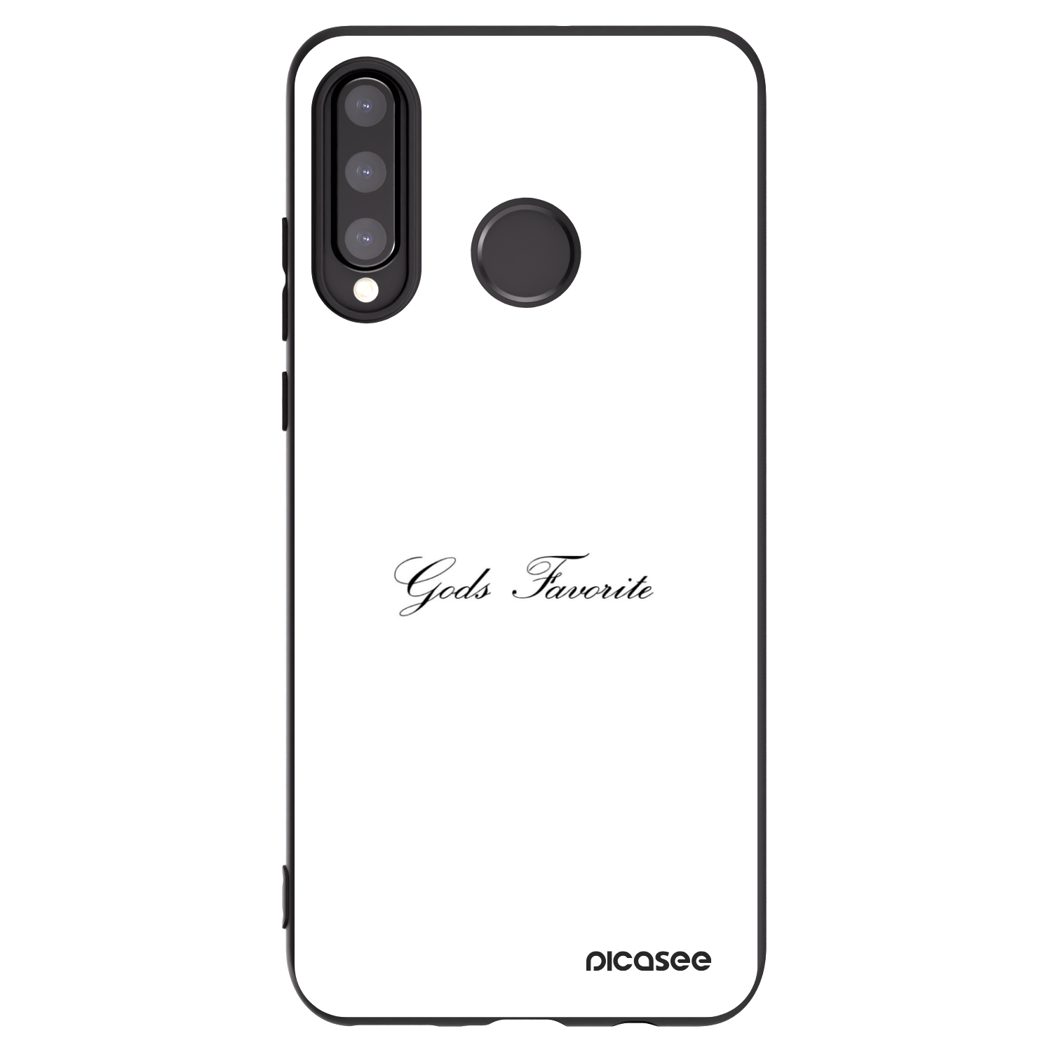 Picasee fekete szilikon tok az alábbi mobiltelefonokra Huawei P30 Lite - Gods Favorite