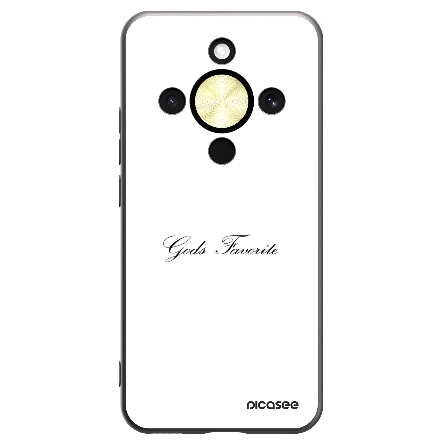 Picasee fekete szilikon tok az alábbi mobiltelefonokra Honor Magic8 Lite 5G - Gods Favorite