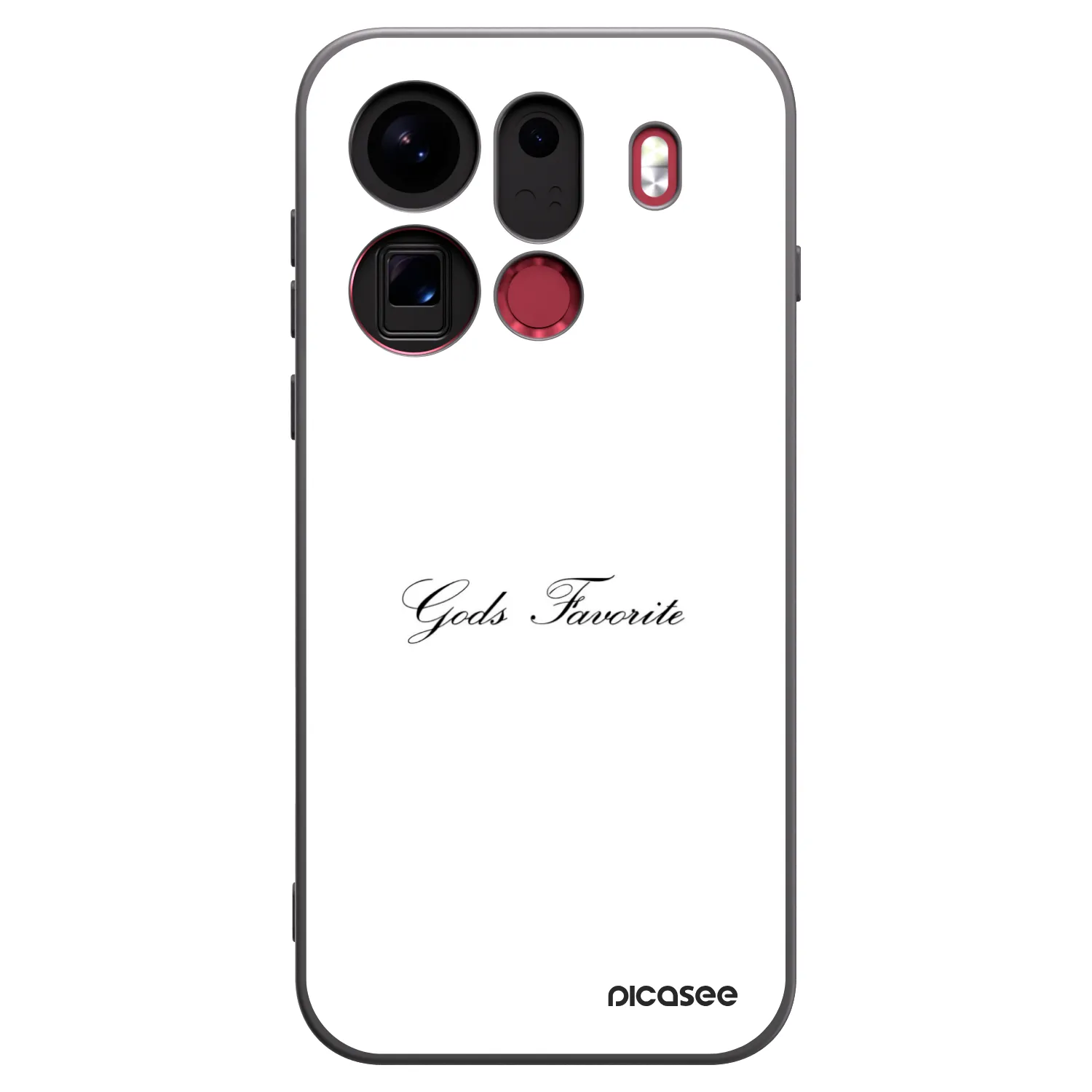 Picasee fekete szilikon tok az alábbi mobiltelefonokra OPPO Find X9 Pro - Gods Favorite