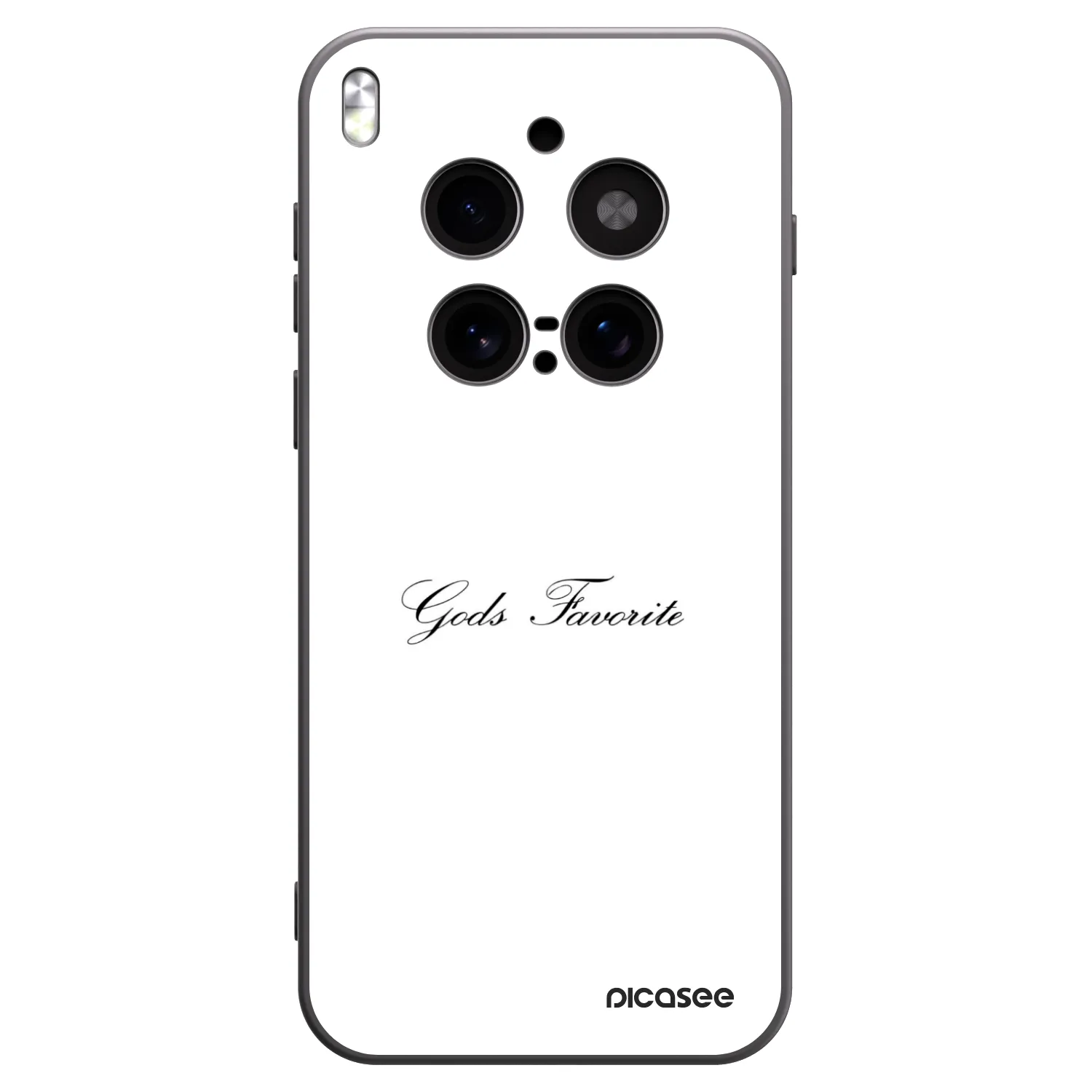 Picasee fekete szilikon tok az alábbi mobiltelefonokra Vivo X300 Pro - Gods Favorite