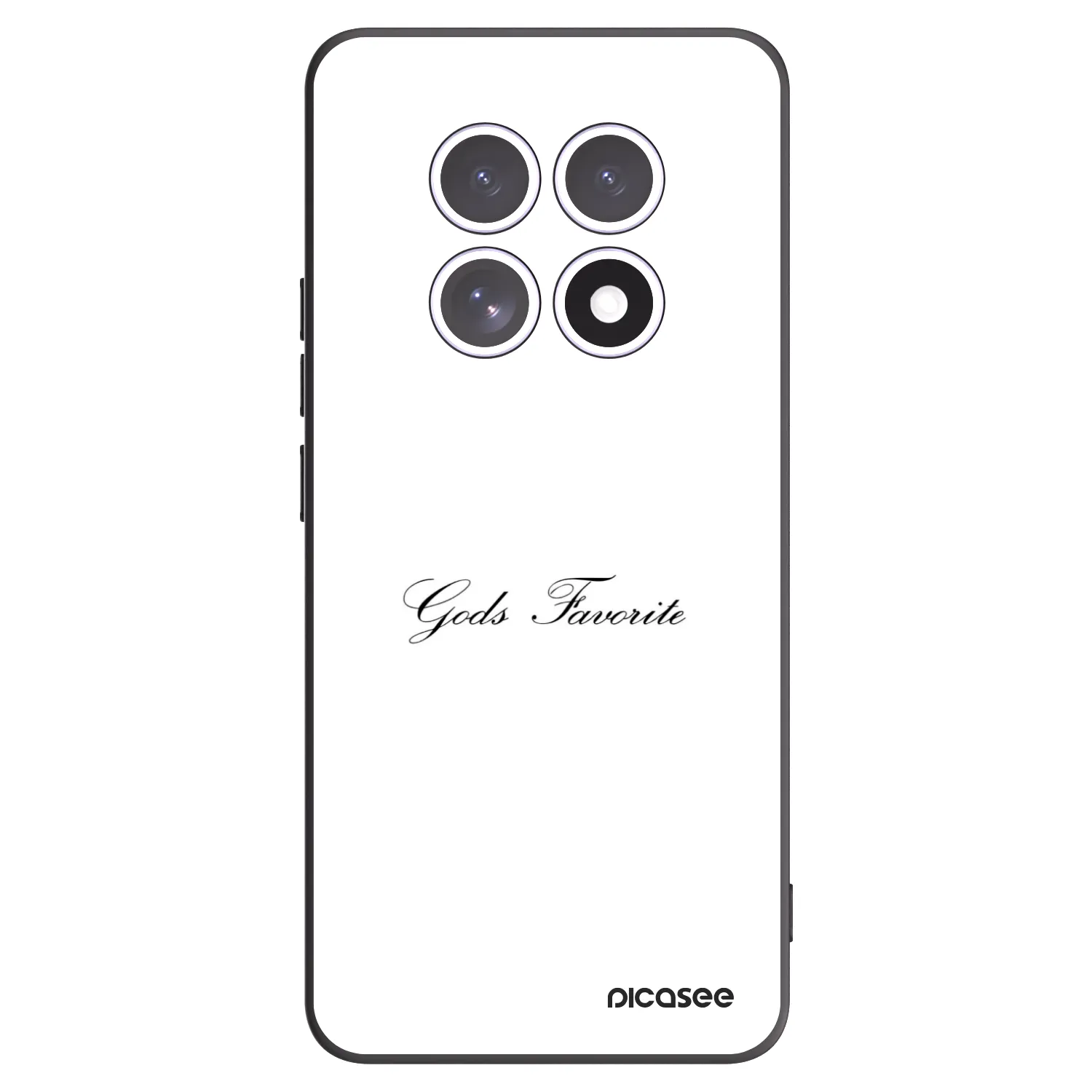 Picasee fekete szilikon tok az alábbi mobiltelefonokra Xiaomi Redmi Note 15 5G - Gods Favorite