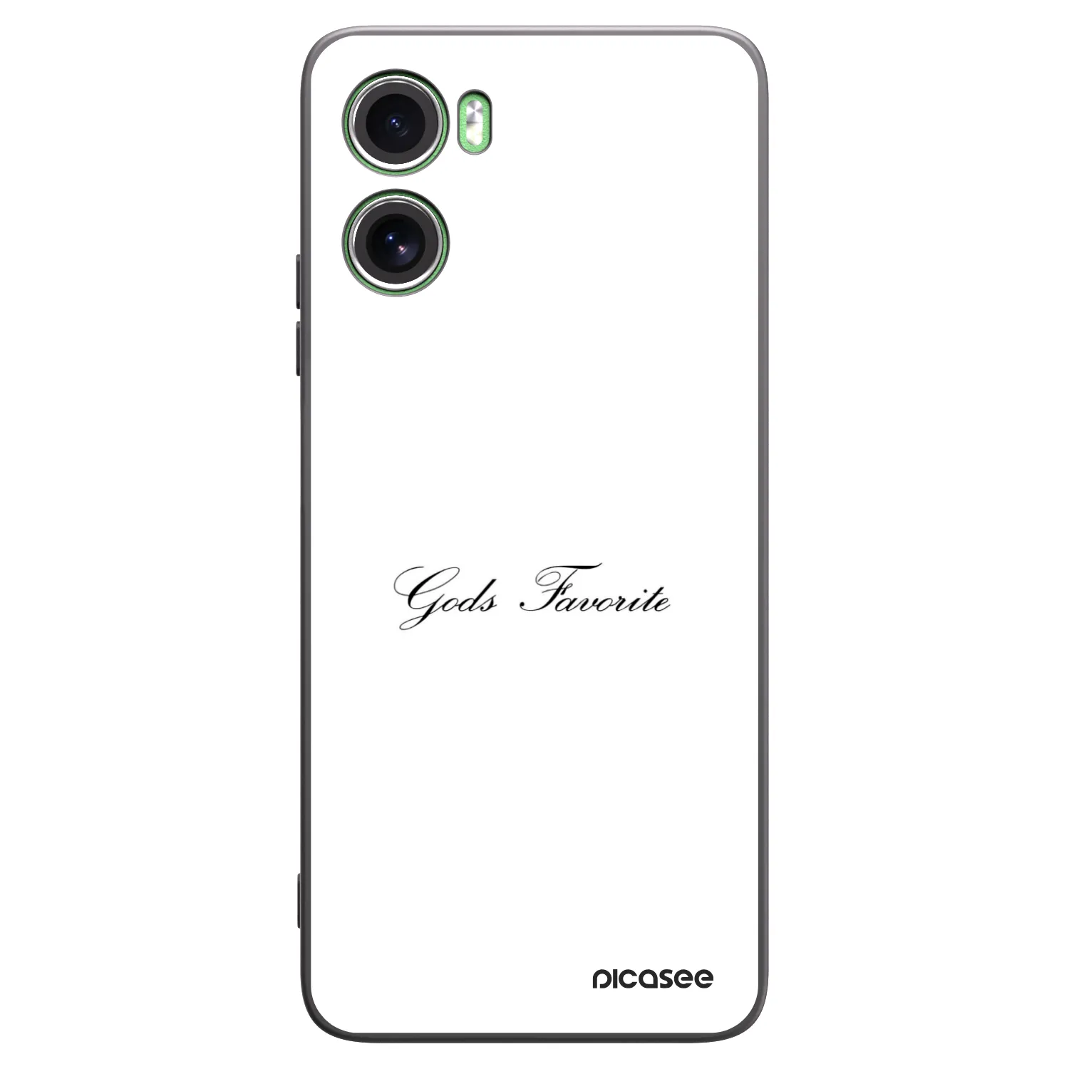 Picasee fekete szilikon tok az alábbi mobiltelefonokra Motorola Moto G06 - Gods Favorite