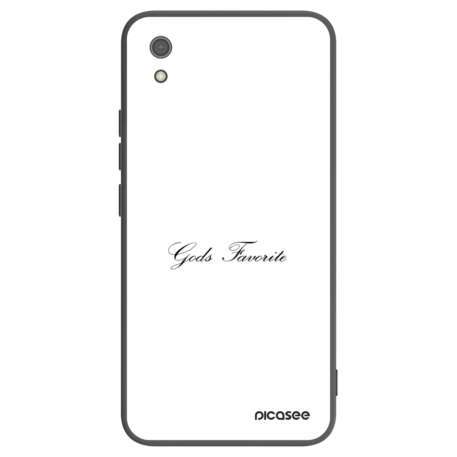 Picasee fekete szilikon tok az alábbi mobiltelefonokra Xiaomi Redmi 7A - Gods Favorite