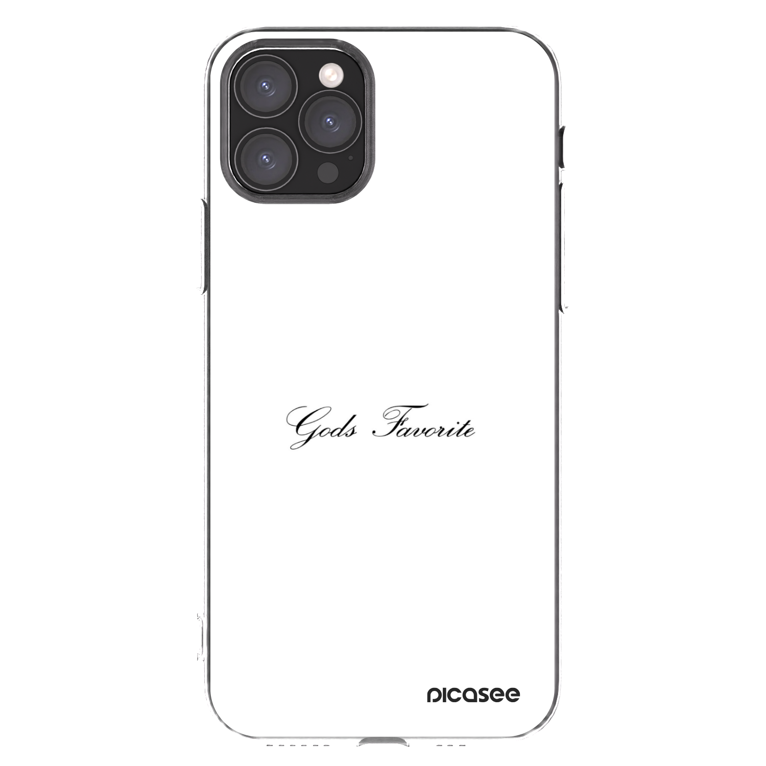 Picasee átlátszó szilikon tok az alábbi mobiltelefonokra Apple iPhone 11 Pro - Gods Favorite