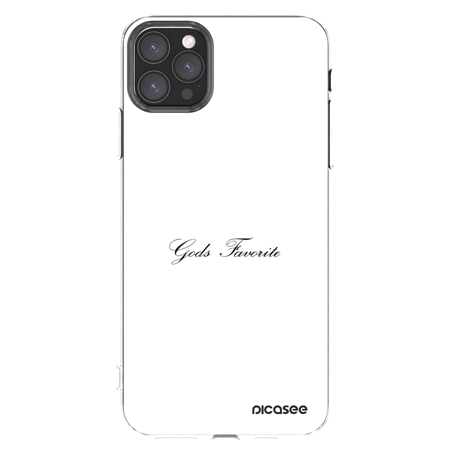 Picasee átlátszó szilikon tok az alábbi mobiltelefonokra Apple iPhone 11 Pro Max - Gods Favorite