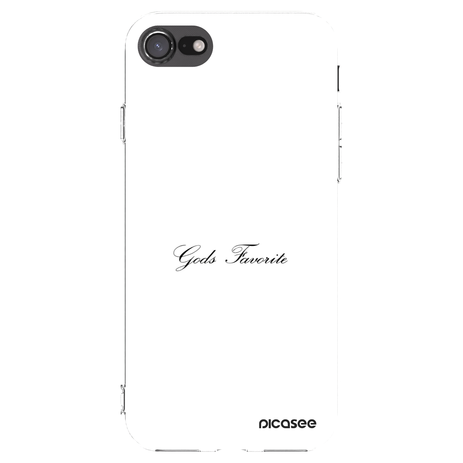 Picasee átlátszó szilikon tok az alábbi mobiltelefonokra Apple iPhone 8 - Gods Favorite