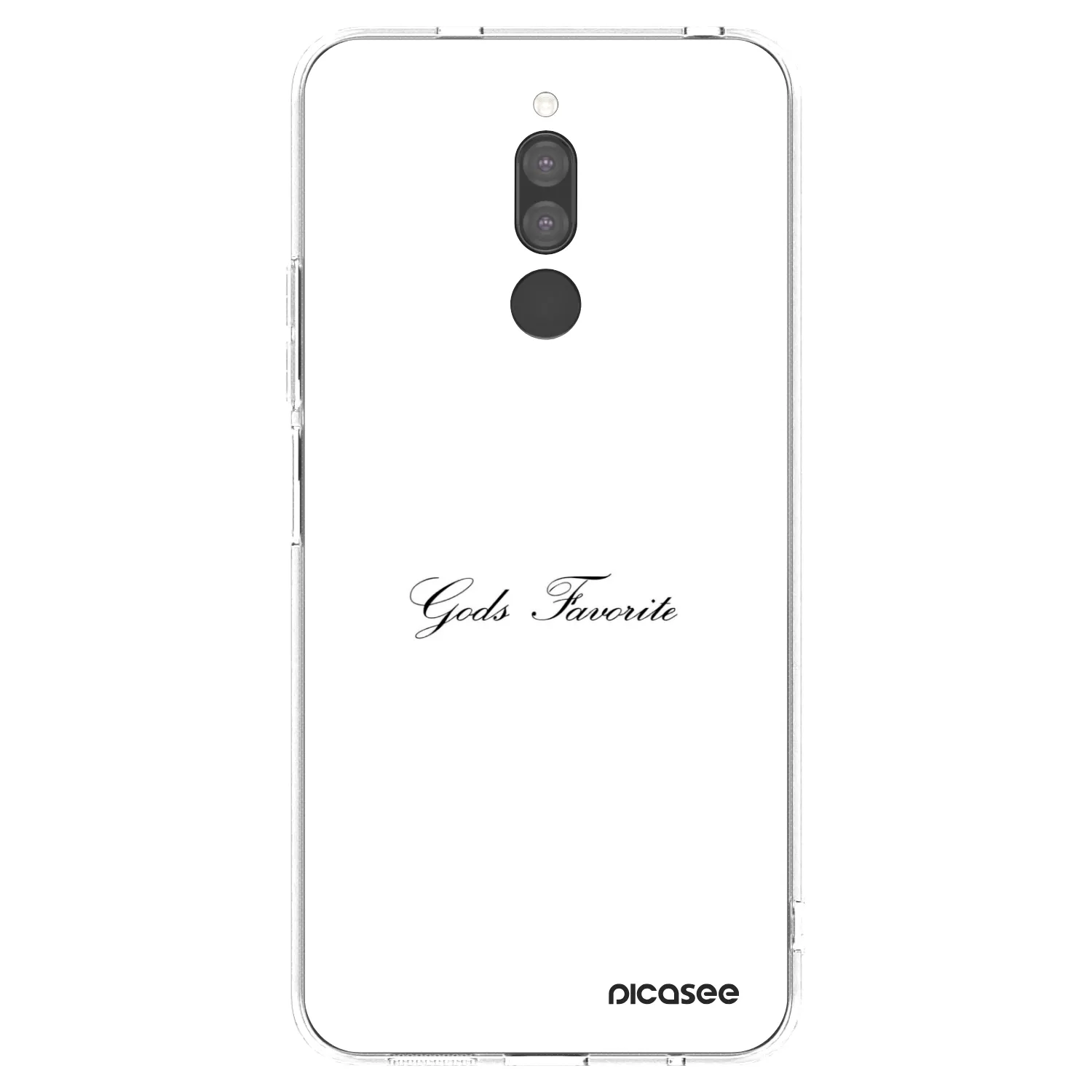 Picasee átlátszó szilikon tok az alábbi mobiltelefonokra Xiaomi Redmi 8 - Gods Favorite