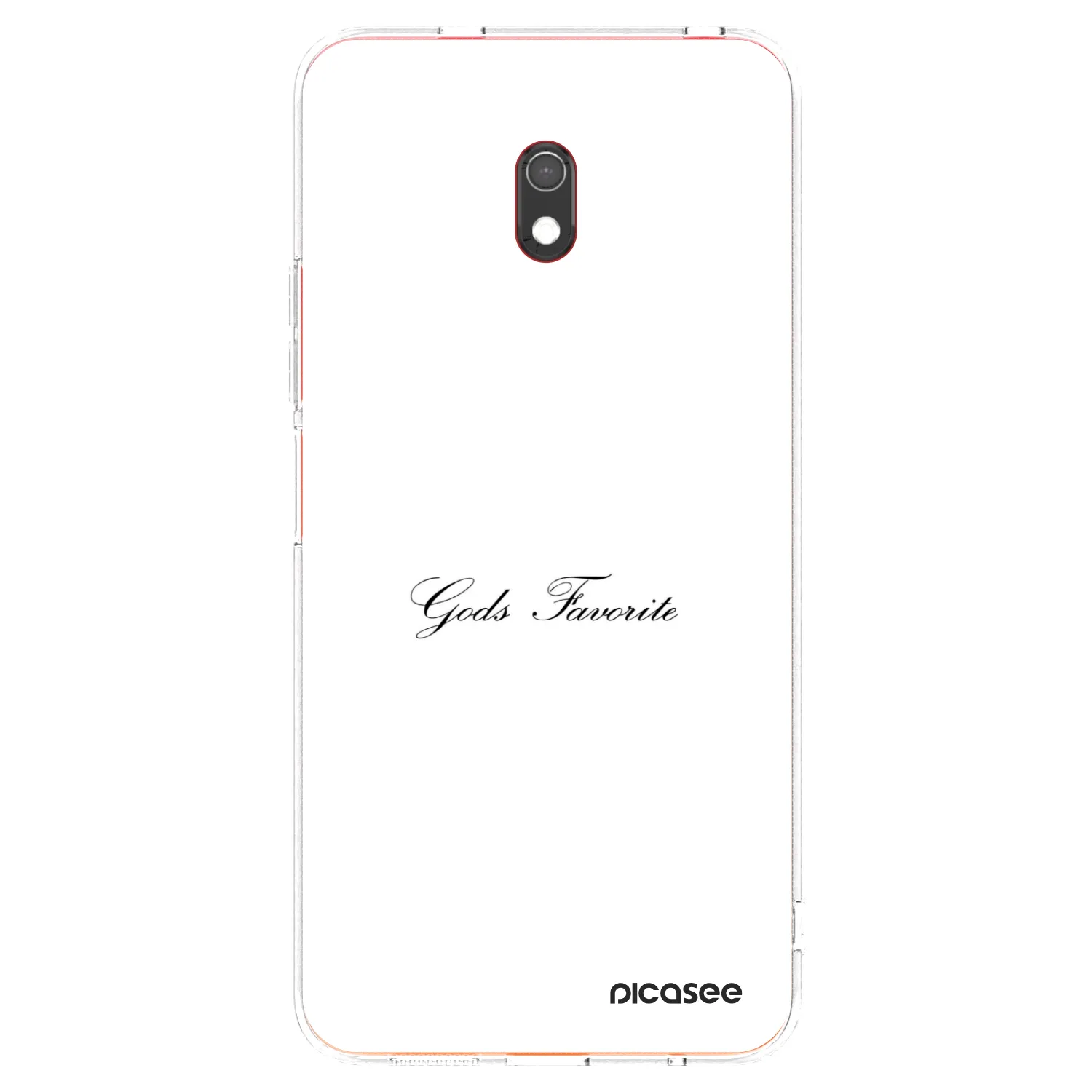 Picasee átlátszó szilikon tok az alábbi mobiltelefonokra Xiaomi Redmi 8A - Gods Favorite