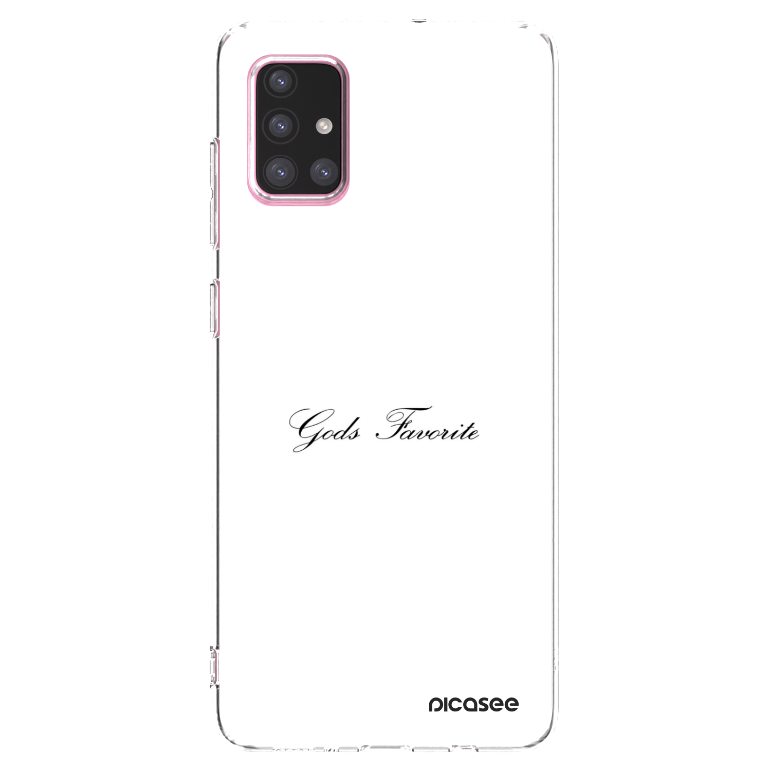 Picasee átlátszó szilikon tok az alábbi mobiltelefonokra Samsung Galaxy A71 A715F - Gods Favorite